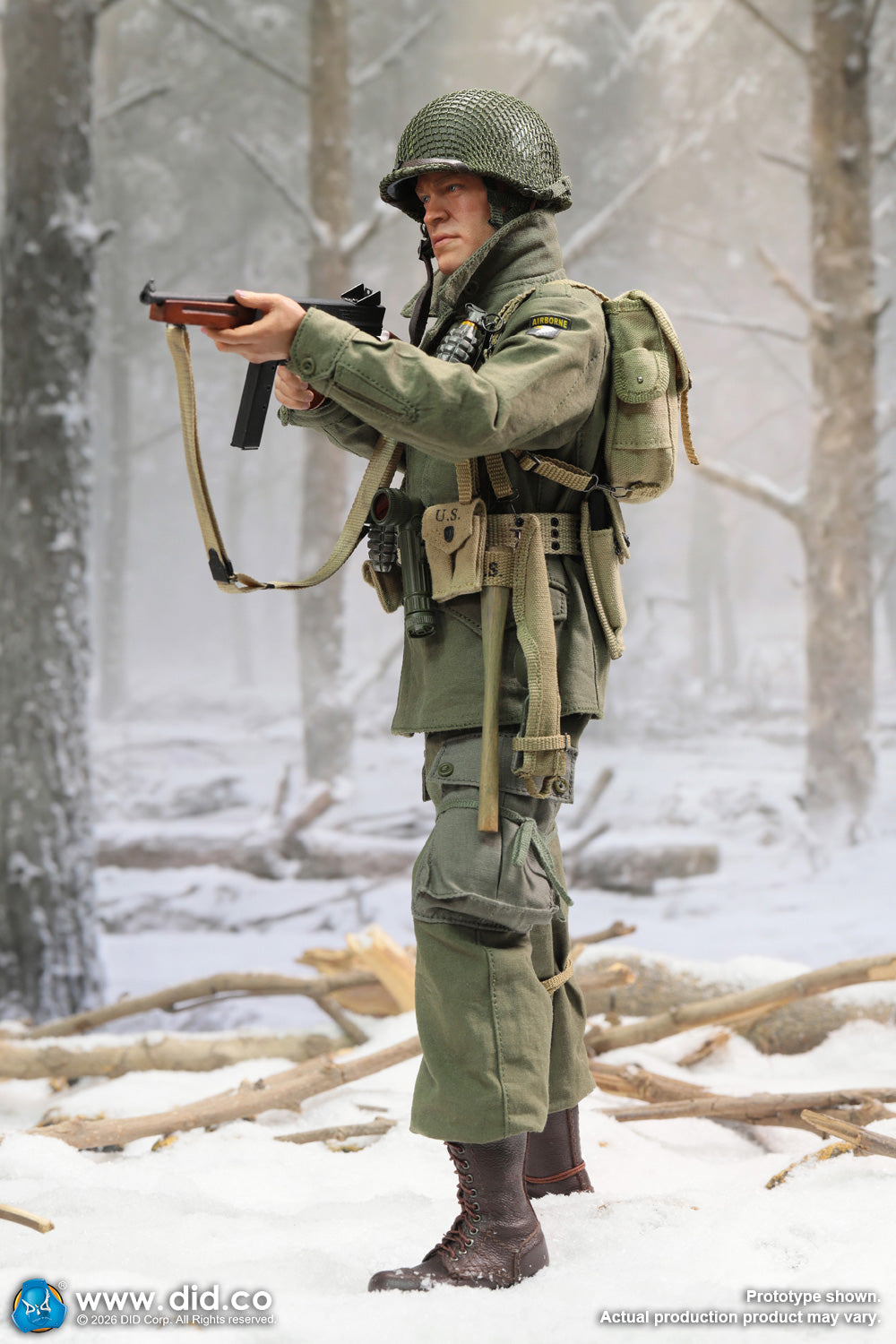 1:6 scale DiD WWII US Army 101st Airborne Division 506th PIR Lt. Buck 12" Figure A80199 (PREORDER)