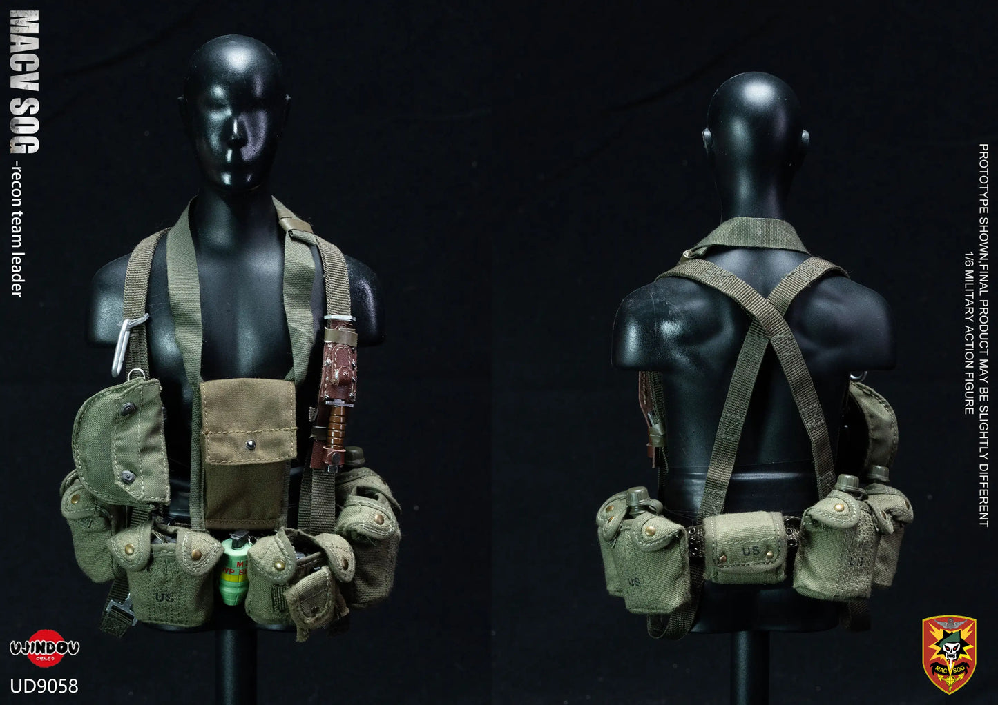 1:6 scale Ujindou MACV-SOG Recon Team Leader in Vietnam 12" Action Figure UD-9058 (PREORDER)