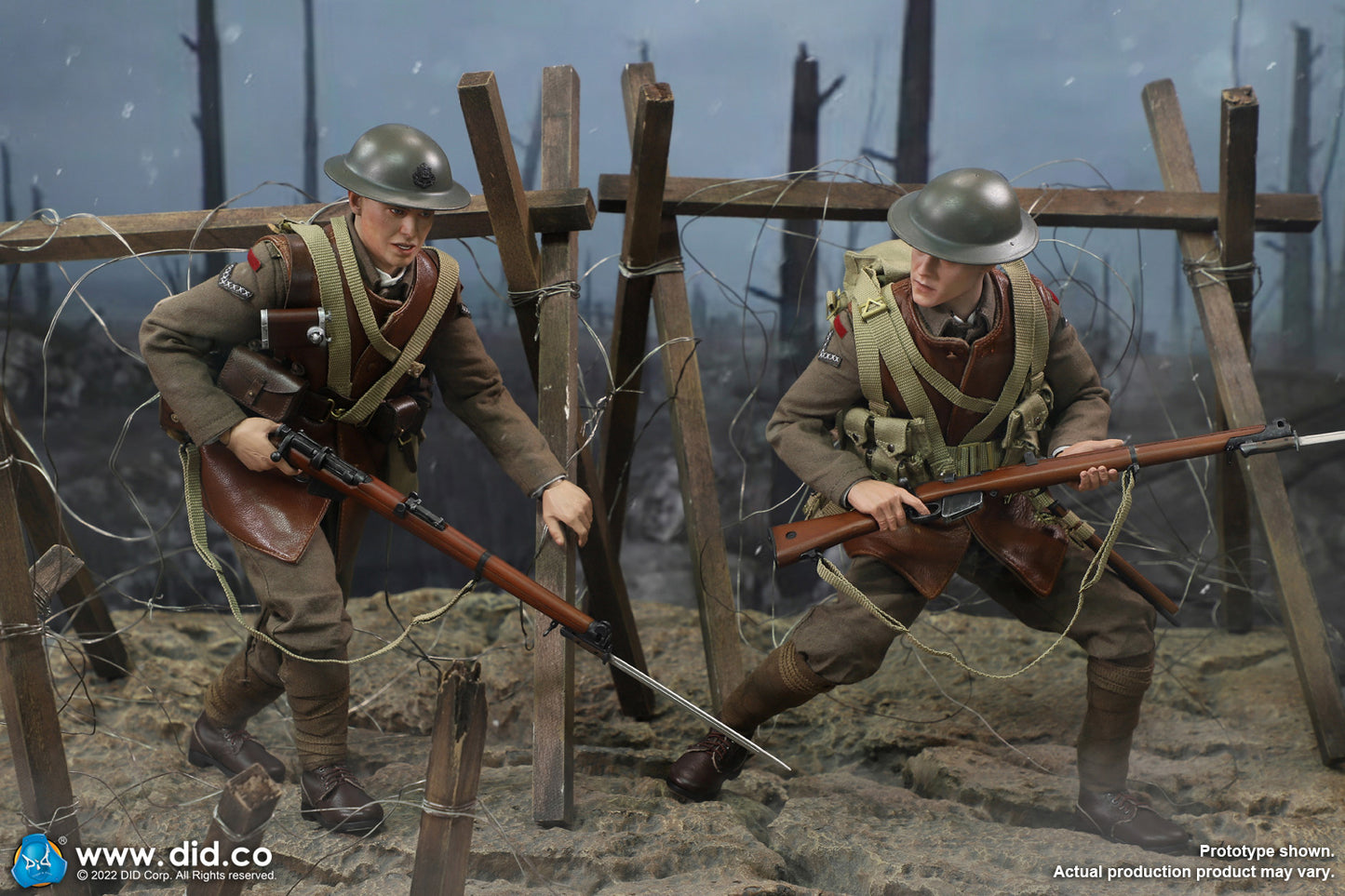 1:6 scale DiD WWI British infantry Lance Corporal Tom 12" Action Figure B11013