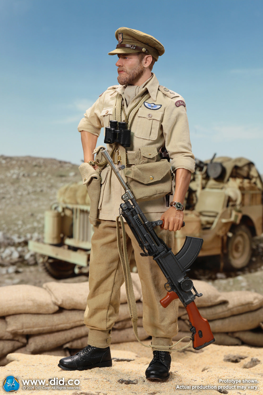 1:6 scale DiD K80197 WWII British SAS Special Forces Colonel Alan 12" Figure  (PREORDER)