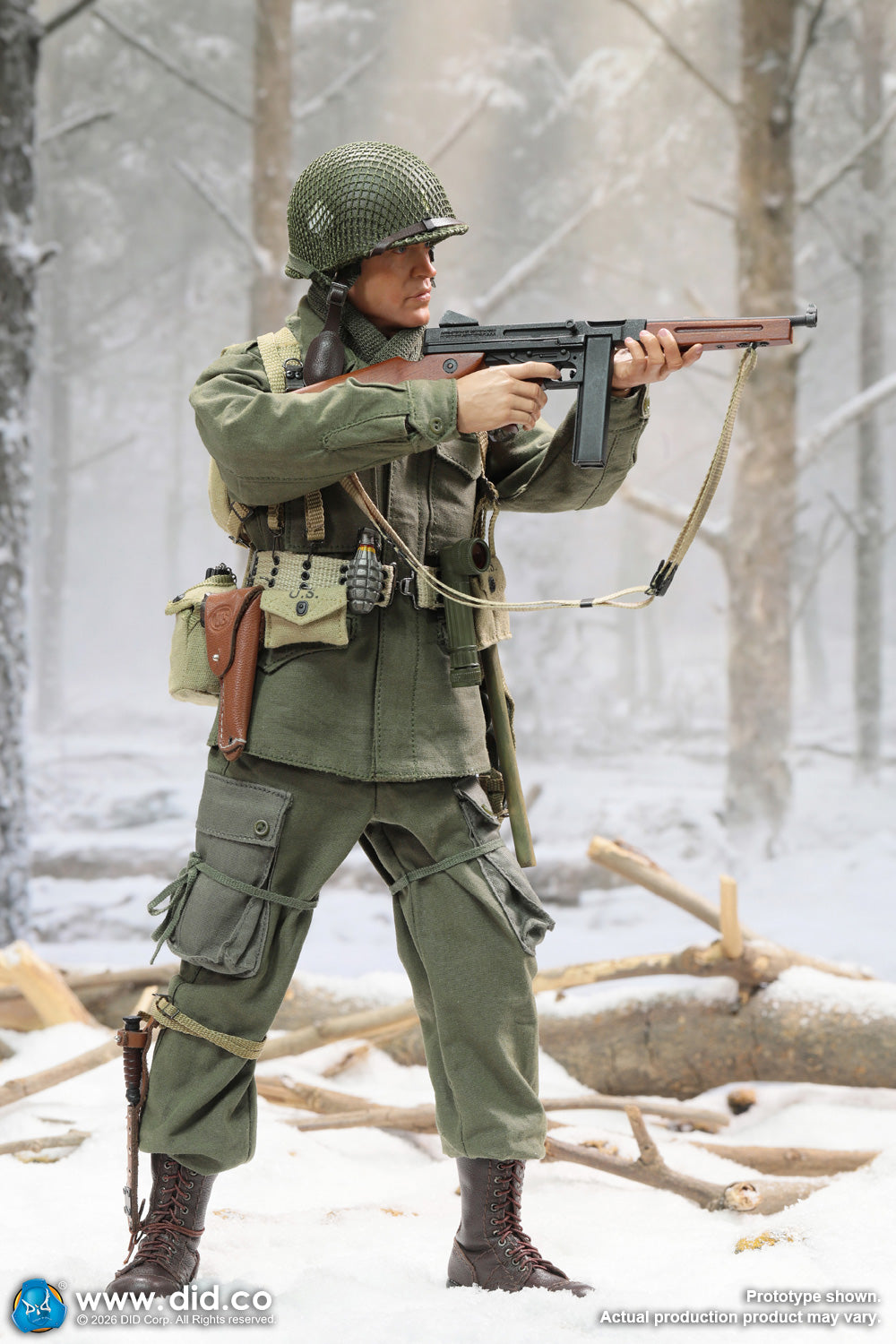 1:6 scale DiD WWII US Army 101st Airborne Division 506th PIR Lt. Buck 12" Figure A80199 (PREORDER)
