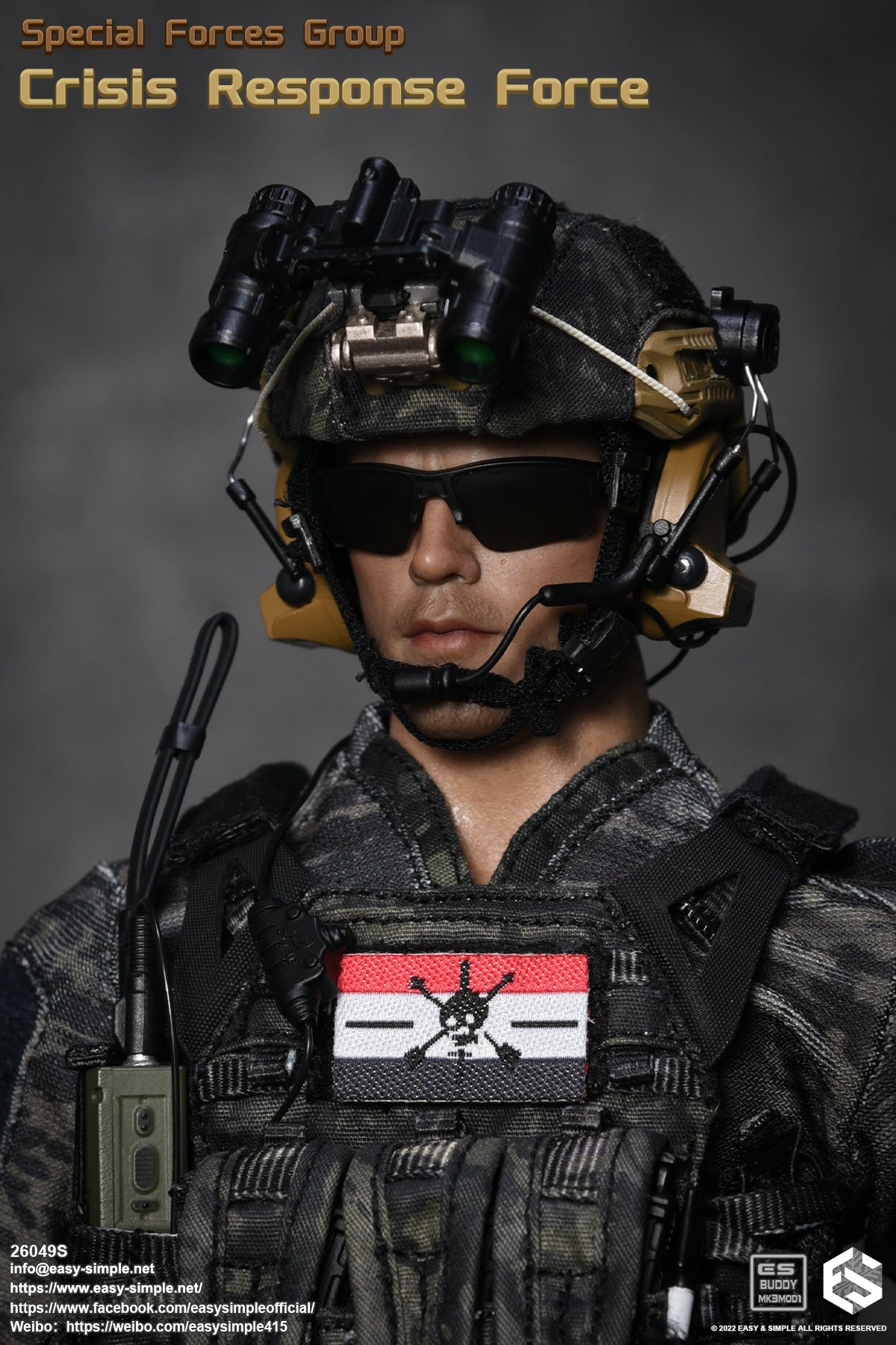 1:6 Easy & Simple Crisis Response Force SPECIAL VERSION 12" Figure 26049S