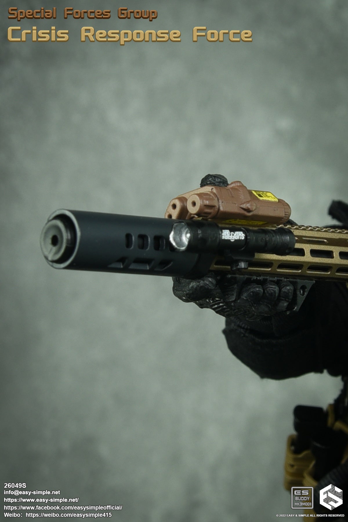 1:6 Easy & Simple Crisis Response Force SPECIAL VERSION 12" Figure 26049S