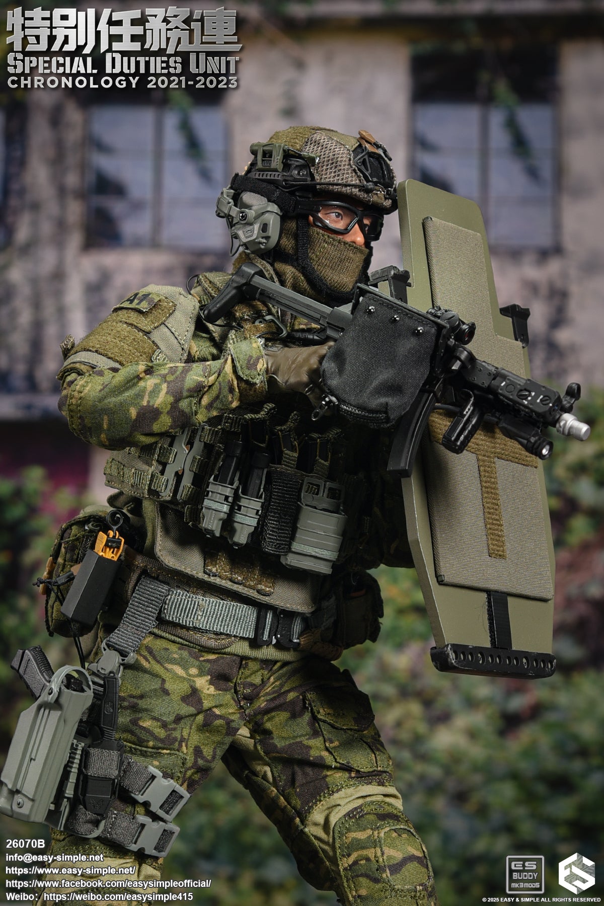 1:6 scale Easy & Simple 26070B Special Duties Unit Assault Team Chronology 2023-2024 (PREORDER)