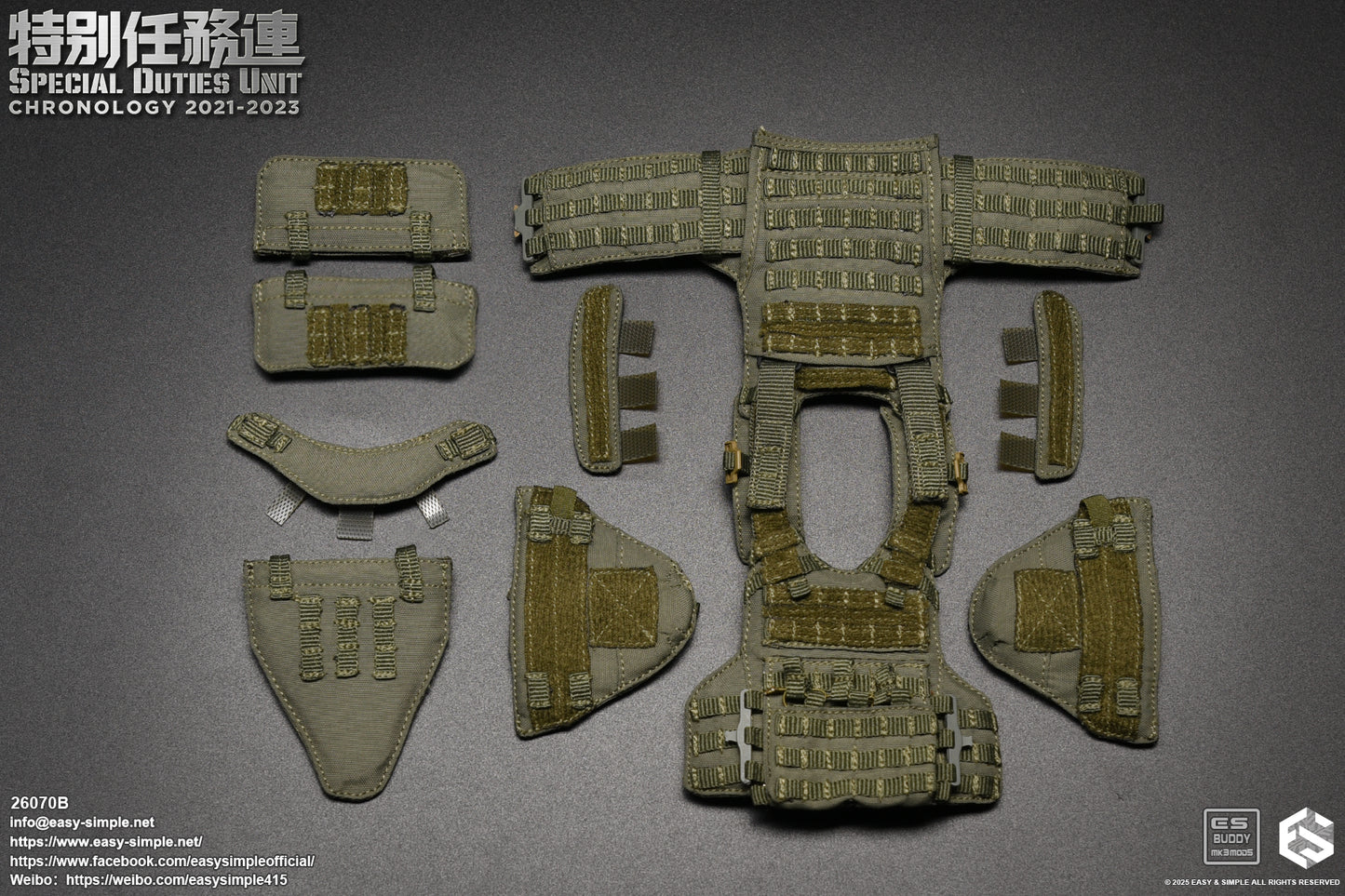 1:6 scale Easy & Simple 26070B Special Duties Unit Assault Team Chronology 2023-2024 (PREORDER)