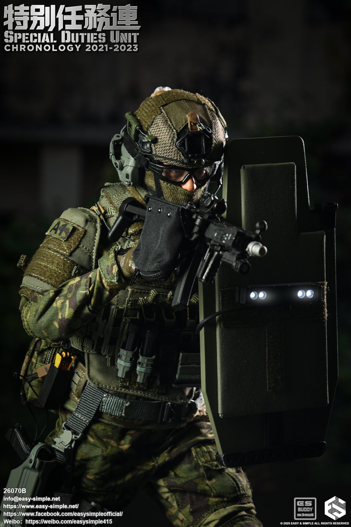 1:6 scale Easy & Simple 26070B Special Duties Unit Assault Team Chronology 2023-2024 (PREORDER)