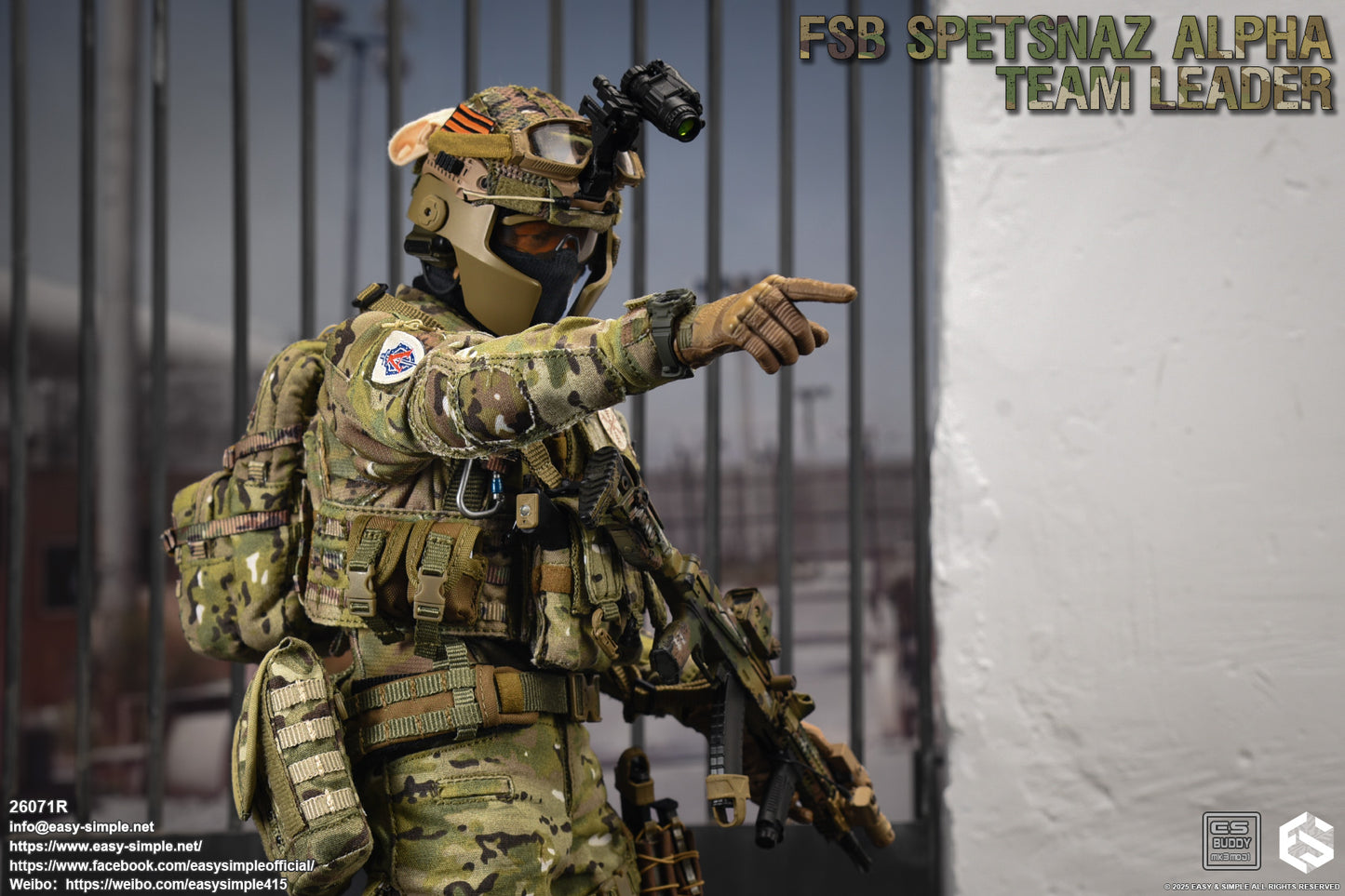 1:6 scale Easy & Simple FSB ALPHA Team Leader 12" Action Figure 26071R