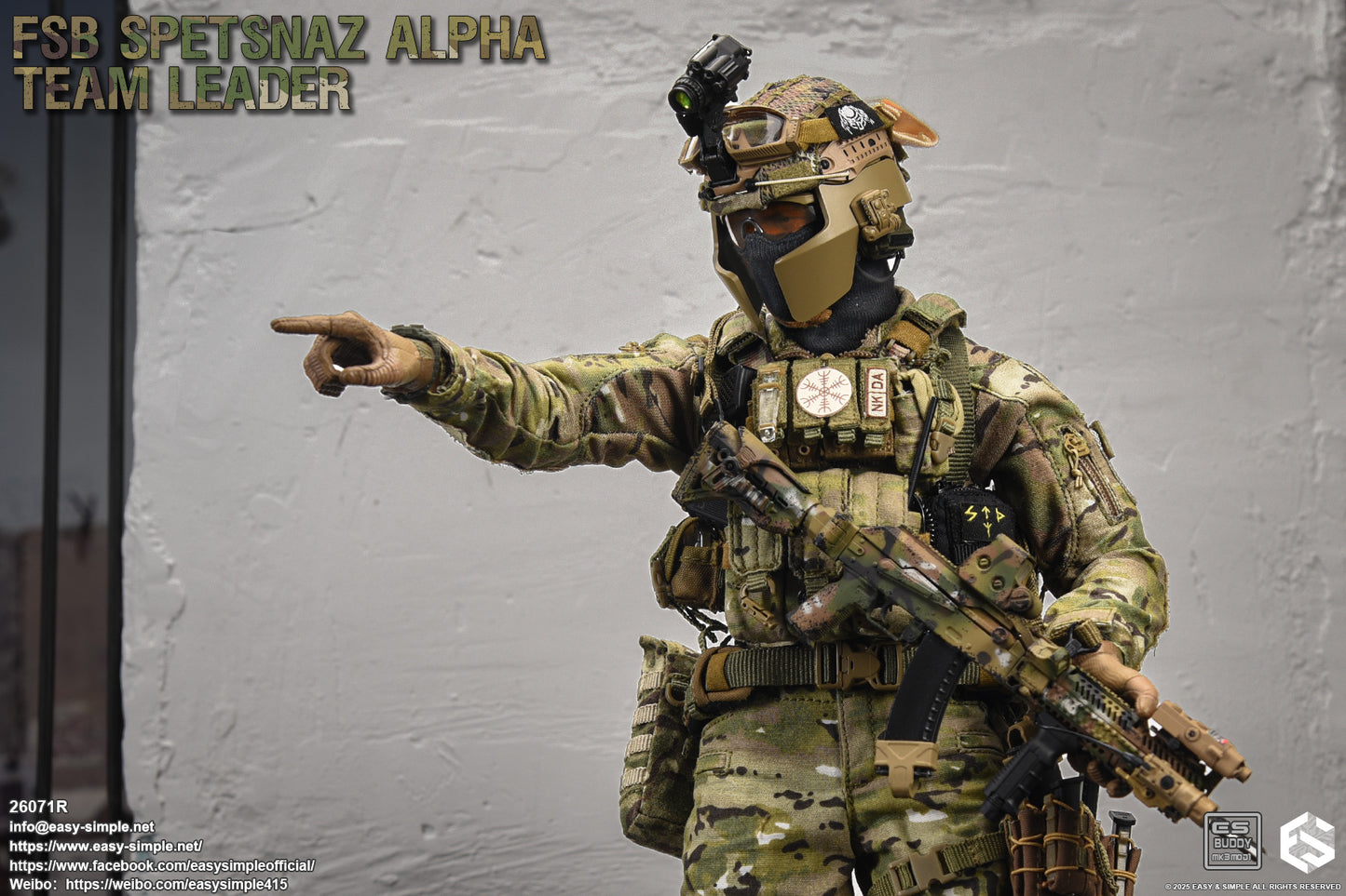 1:6 scale Easy & Simple FSB ALPHA Team Leader 12" Action Figure 26071R