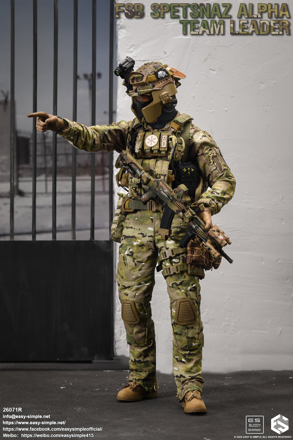 1:6 scale Easy & Simple FSB ALPHA Team Leader 12" Action Figure 26071R