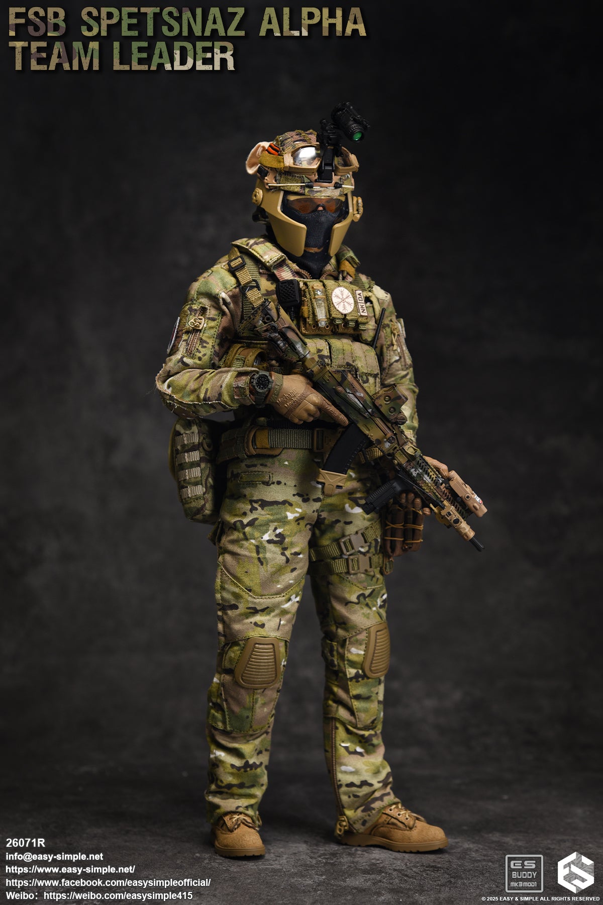 1:6 scale Easy & Simple FSB ALPHA Team Leader 12" Action Figure 26071R