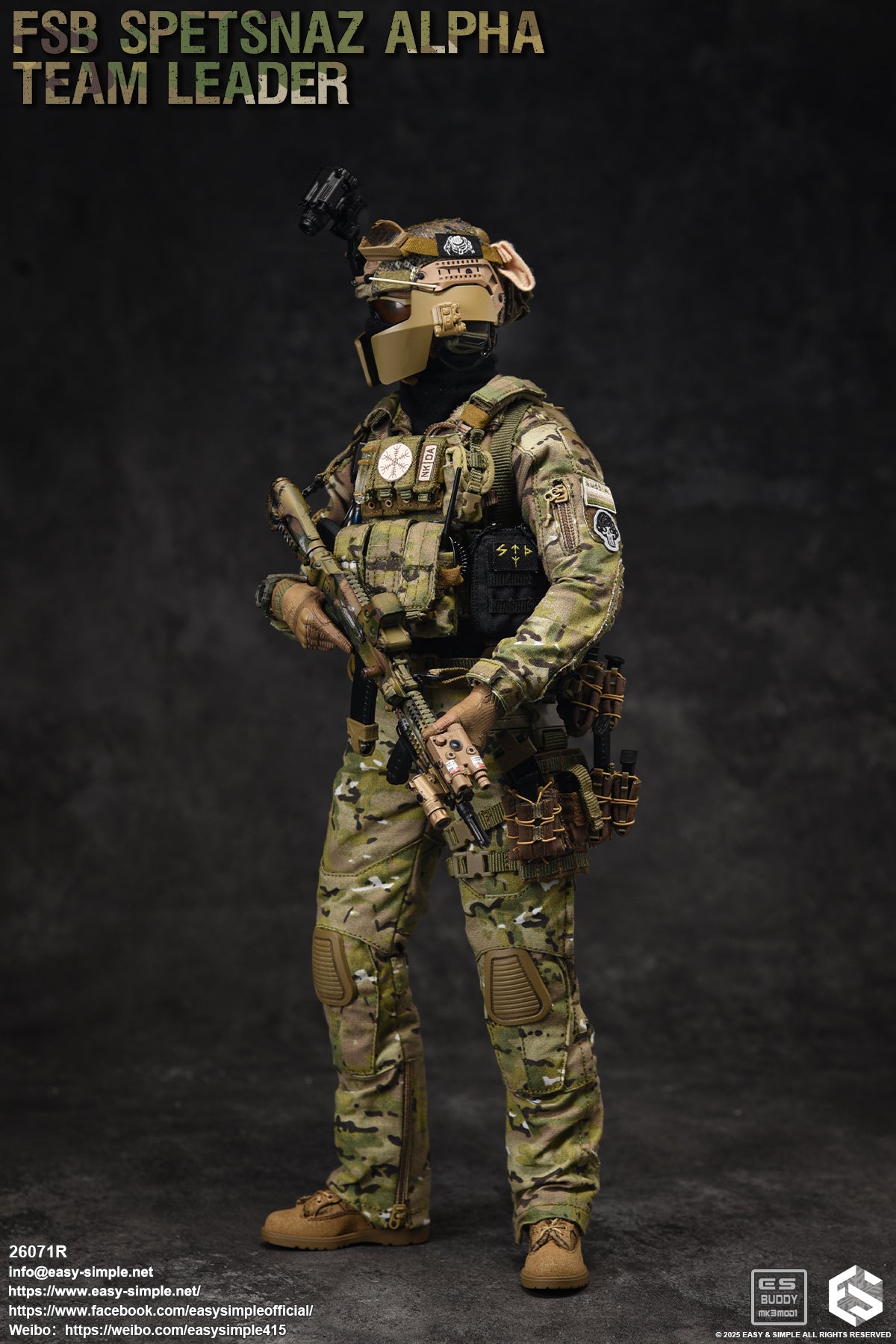 1:6 scale Easy & Simple FSB ALPHA Team Leader 12" Action Figure 26071R