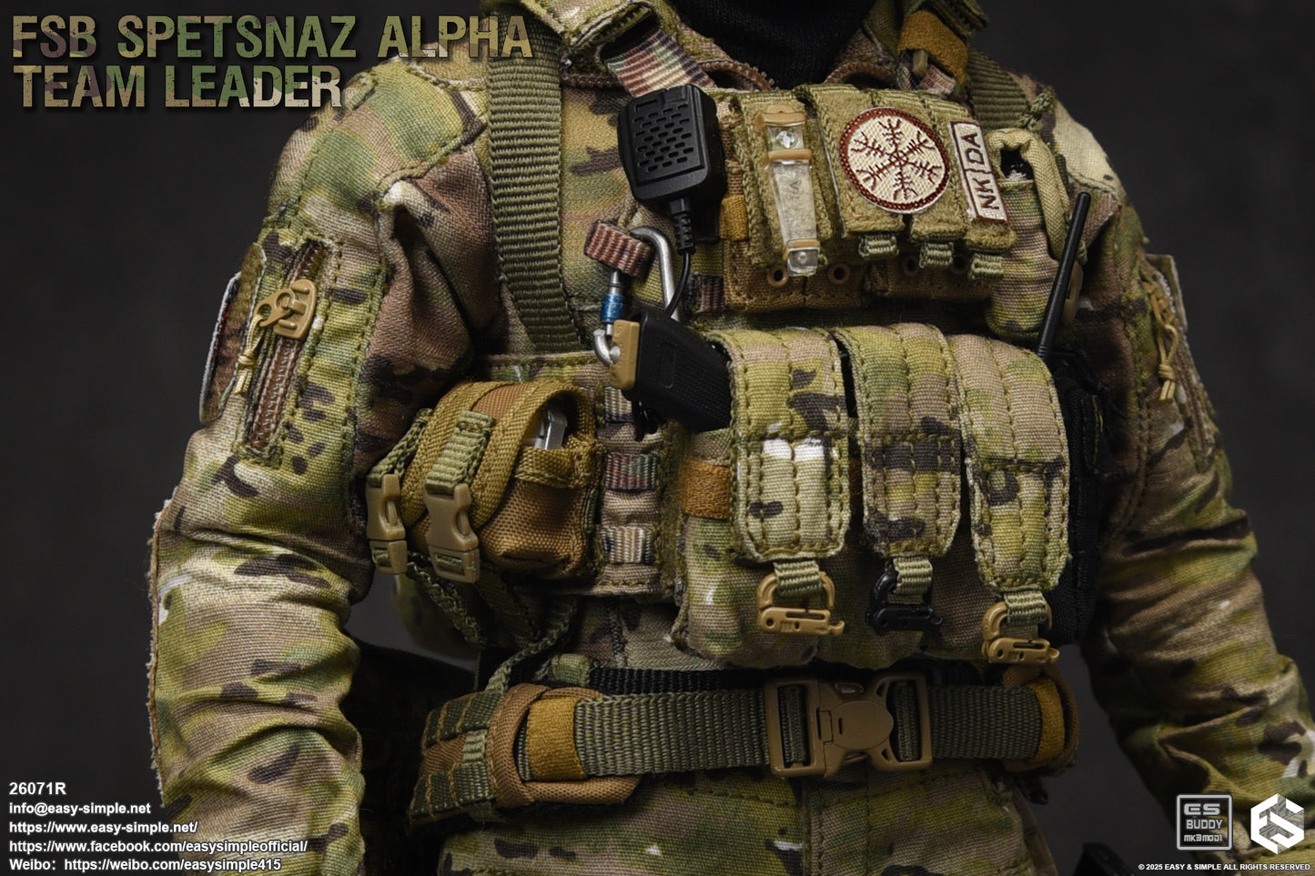 1:6 scale Easy & Simple FSB ALPHA Team Leader 12" Action Figure 26071R