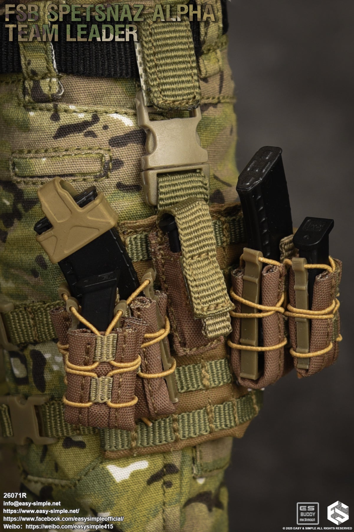 1:6 scale Easy & Simple FSB ALPHA Team Leader 12" Action Figure 26071R