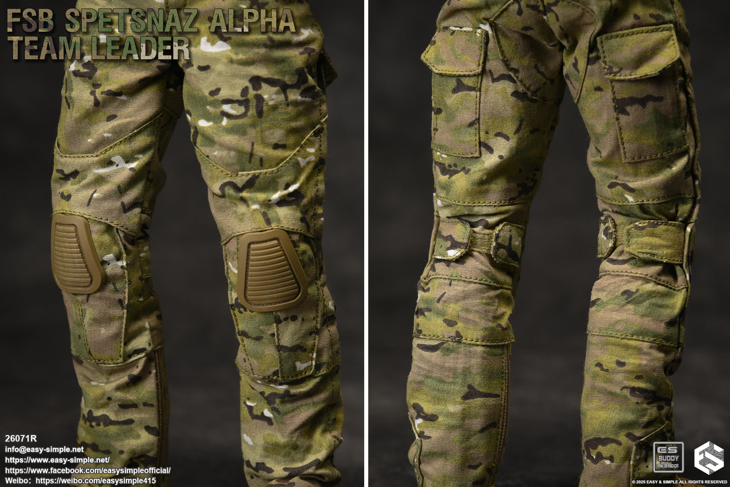 1:6 scale Easy & Simple FSB ALPHA Team Leader 12" Action Figure 26071R