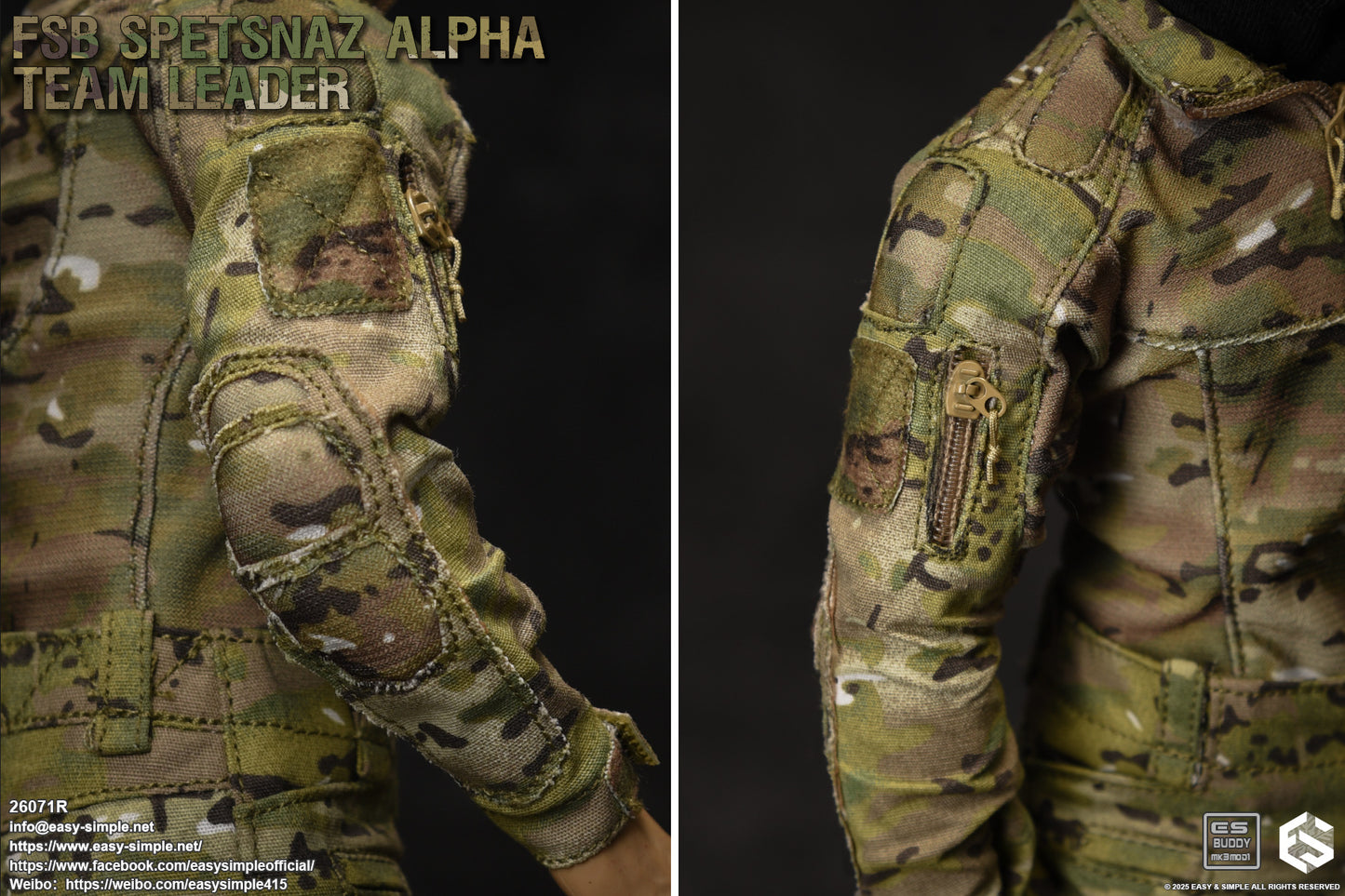 1:6 scale Easy & Simple FSB ALPHA Team Leader 12" Action Figure 26071R