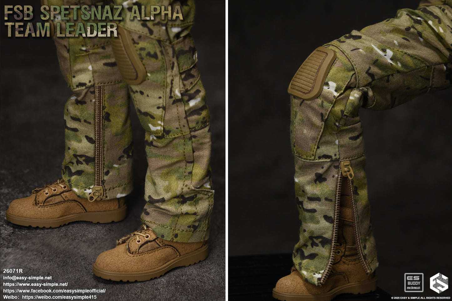 1:6 scale Easy & Simple FSB ALPHA Team Leader 12" Action Figure 26071R