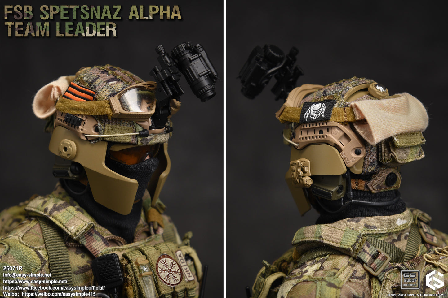 1:6 scale Easy & Simple FSB ALPHA Team Leader 12" Action Figure 26071R