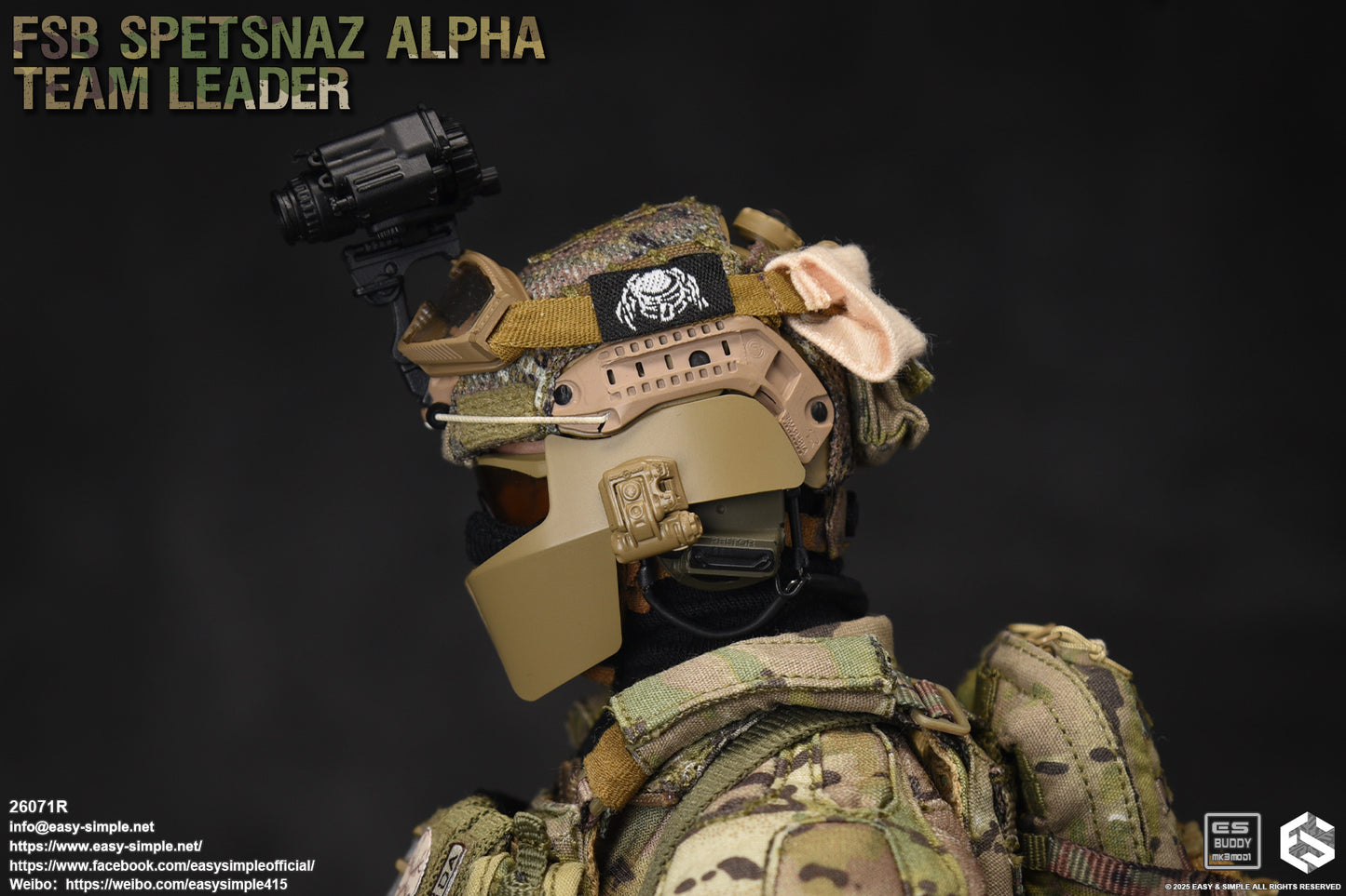 1:6 scale Easy & Simple FSB ALPHA Team Leader 12" Action Figure 26071R