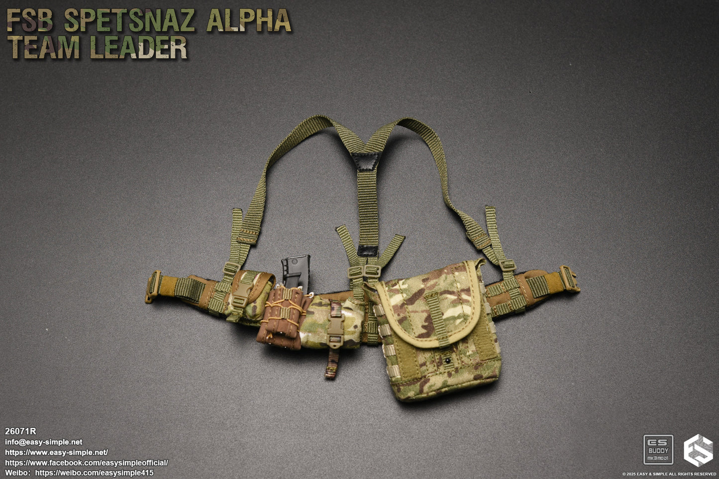 1:6 scale Easy & Simple FSB ALPHA Team Leader 12" Action Figure 26071R