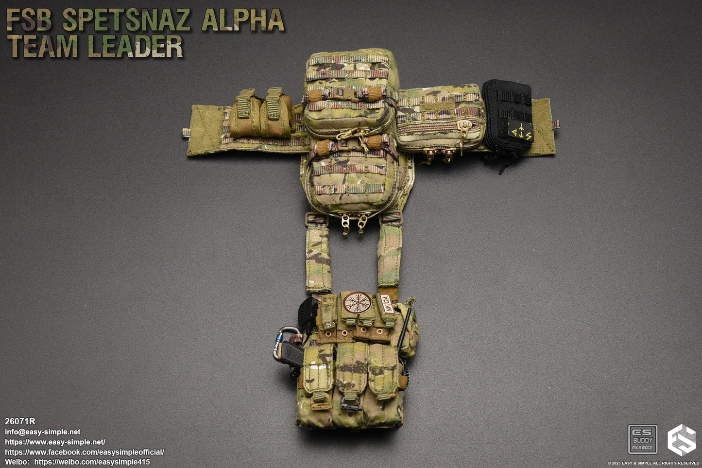 1:6 scale Easy & Simple FSB ALPHA Team Leader 12" Action Figure 26071R
