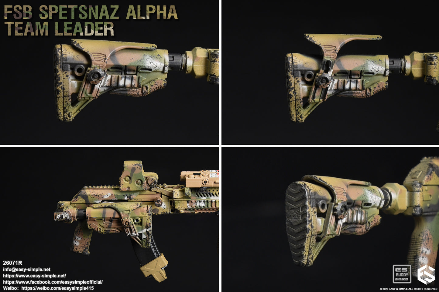 1:6 scale Easy & Simple FSB ALPHA Team Leader 12" Action Figure 26071R