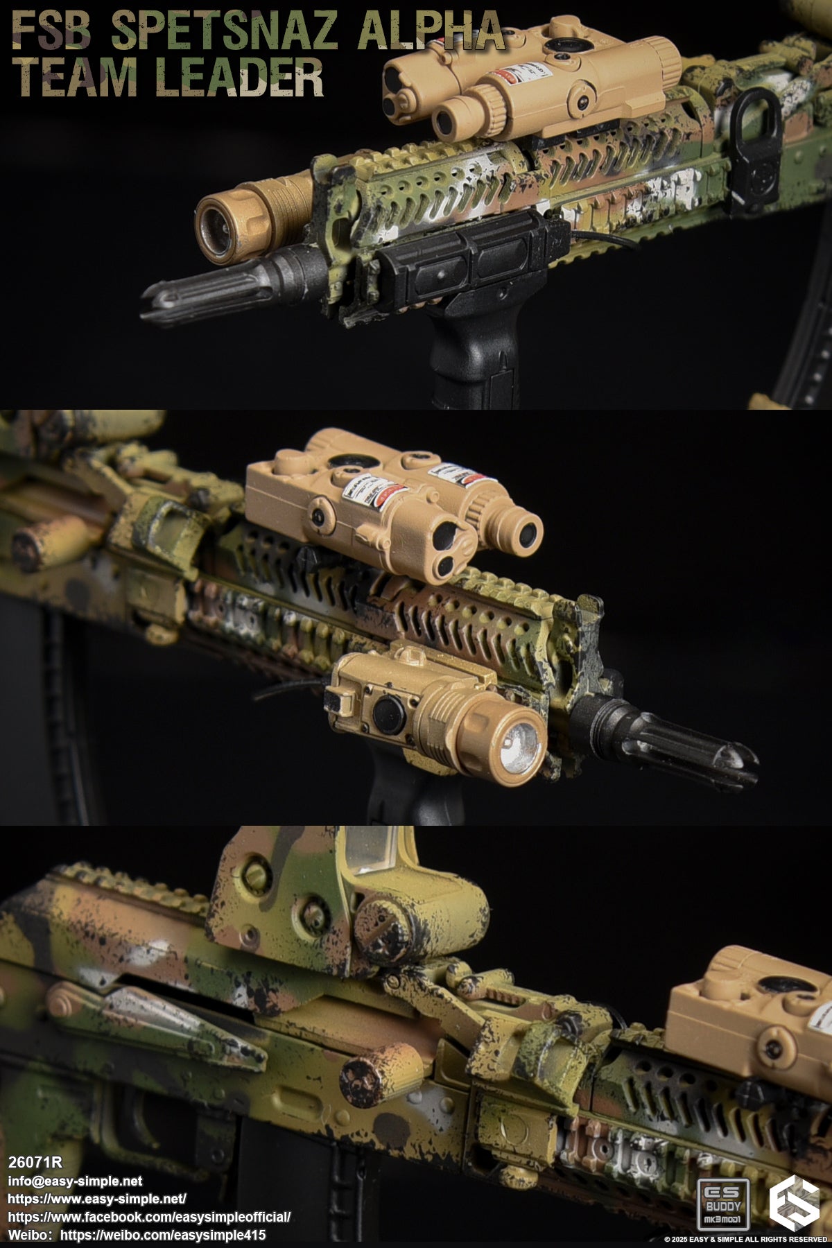 1:6 scale Easy & Simple FSB ALPHA Team Leader 12" Action Figure 26071R