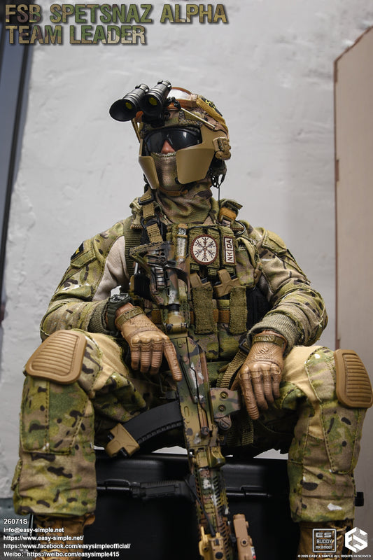 1:6 scale Easy & Simple 26071S Russian FSB ALPHA Team Leader (PREORDER)