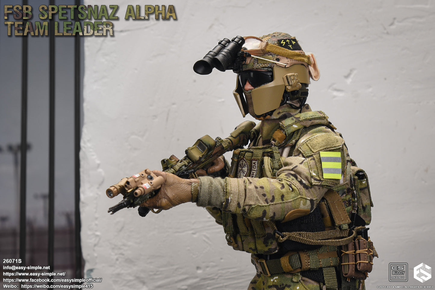1:6 scale Easy & Simple Russian FSB ALPHA Team Leader Special Version 12" Action Figure 26071S