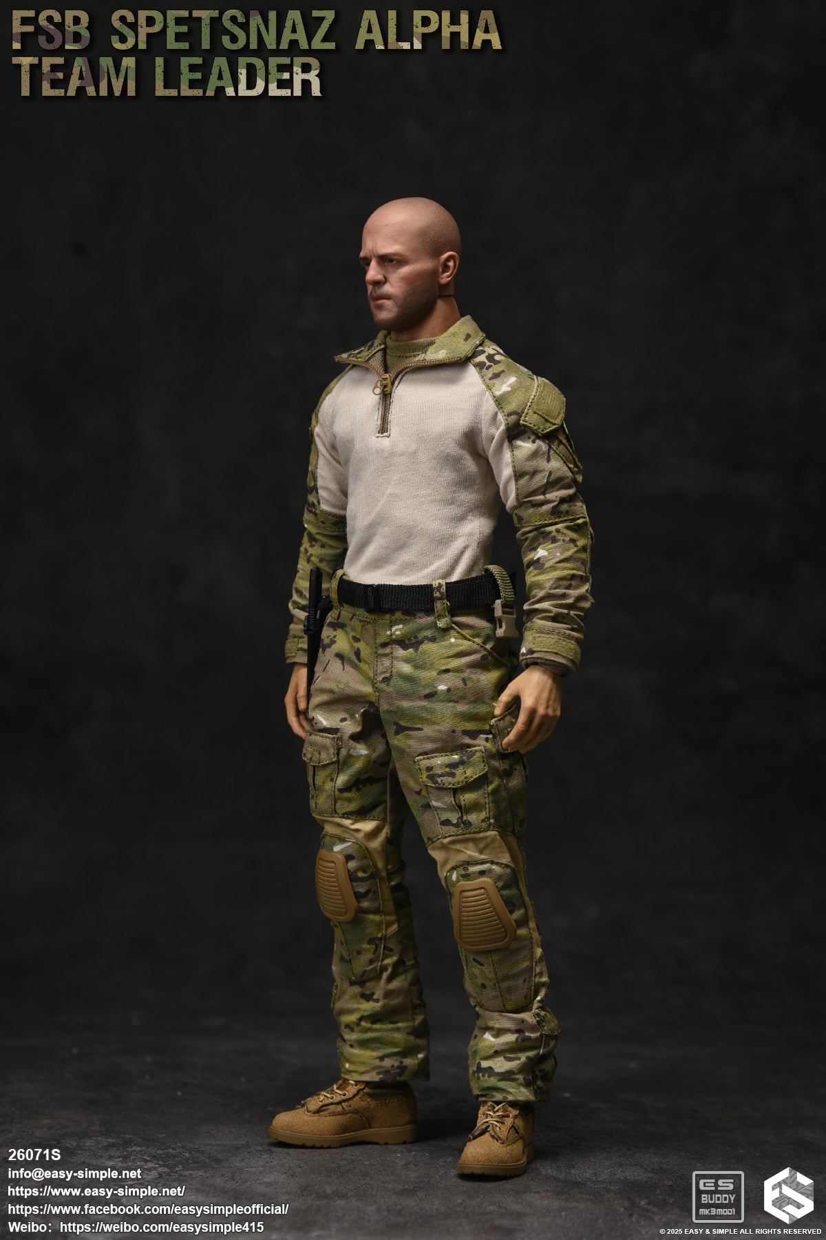 1:6 scale Easy & Simple Russian FSB ALPHA Team Leader Special Version 12" Action Figure 26071S