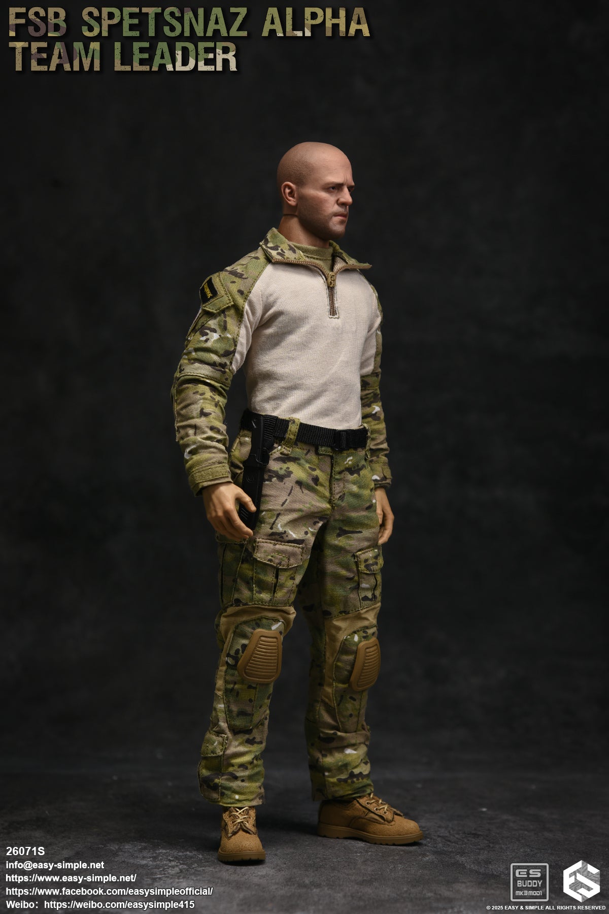 1:6 scale Easy & Simple Russian FSB ALPHA Team Leader Special Version 12" Action Figure 26071S