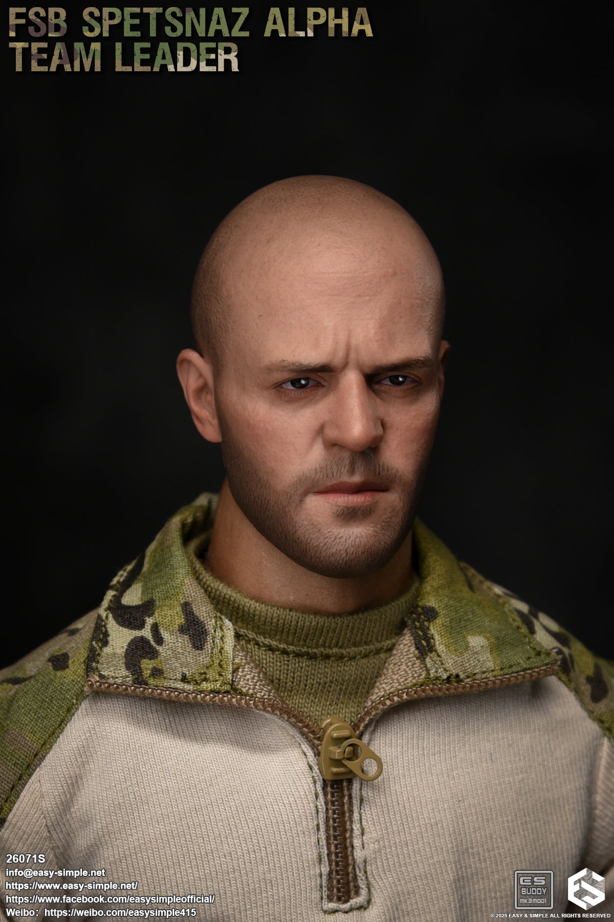 1:6 scale Easy & Simple Russian FSB ALPHA Team Leader Special Version 12" Action Figure 26071S