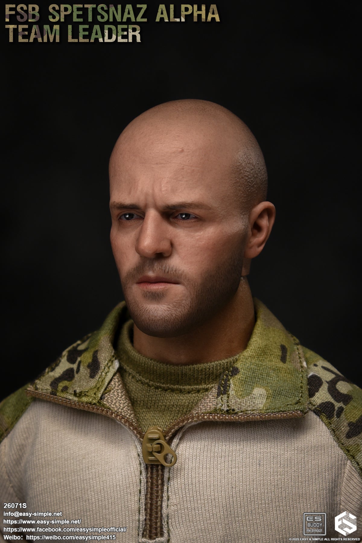 1:6 scale Easy & Simple Russian FSB ALPHA Team Leader Special Version 12" Action Figure 26071S