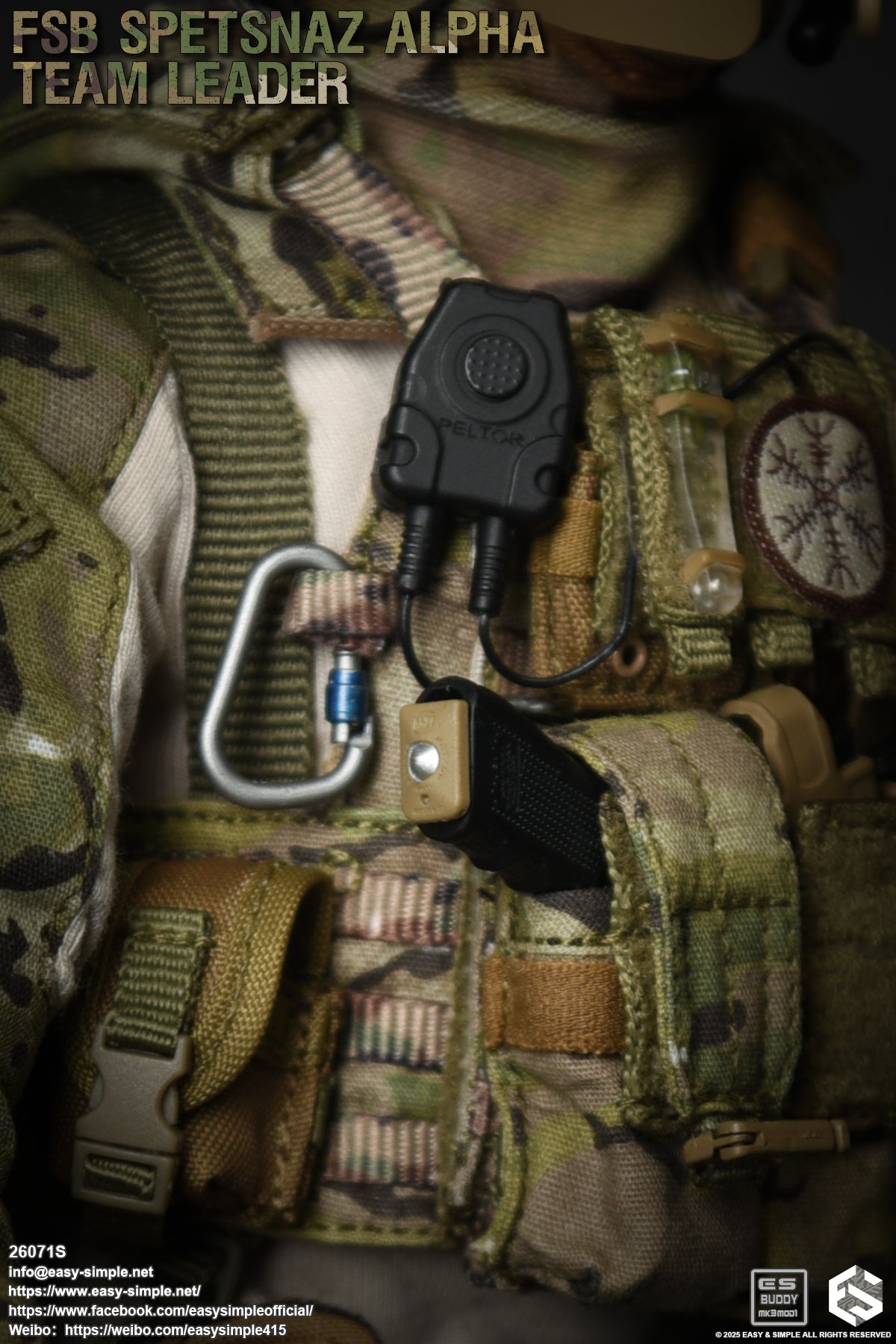 1:6 scale Easy & Simple Russian FSB ALPHA Team Leader Special Version 12" Action Figure 26071S