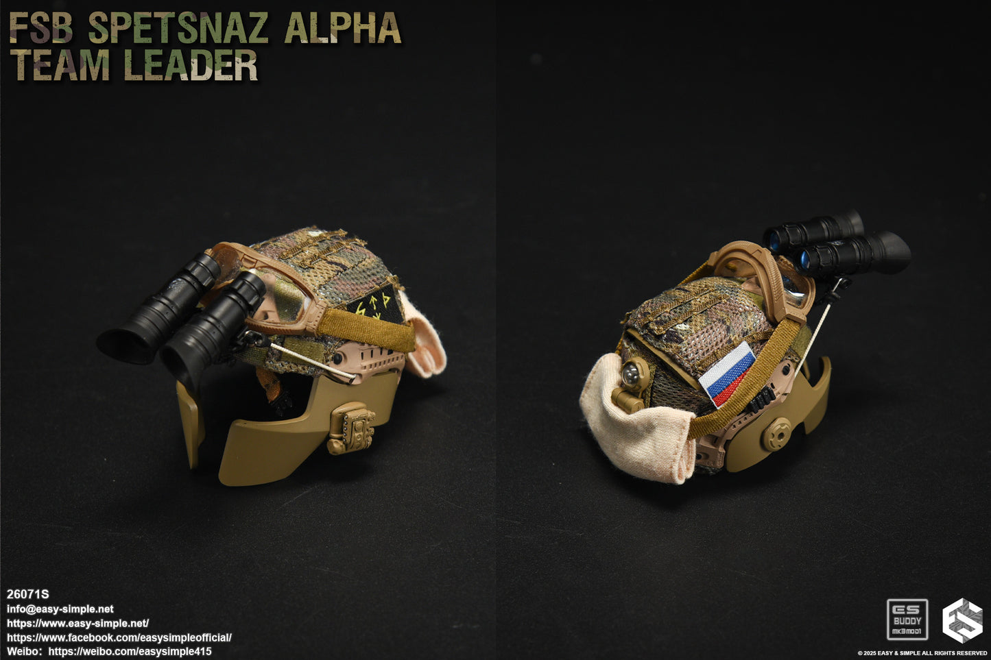 1:6 scale Easy & Simple Russian FSB ALPHA Team Leader Special Version 12" Action Figure 26071S