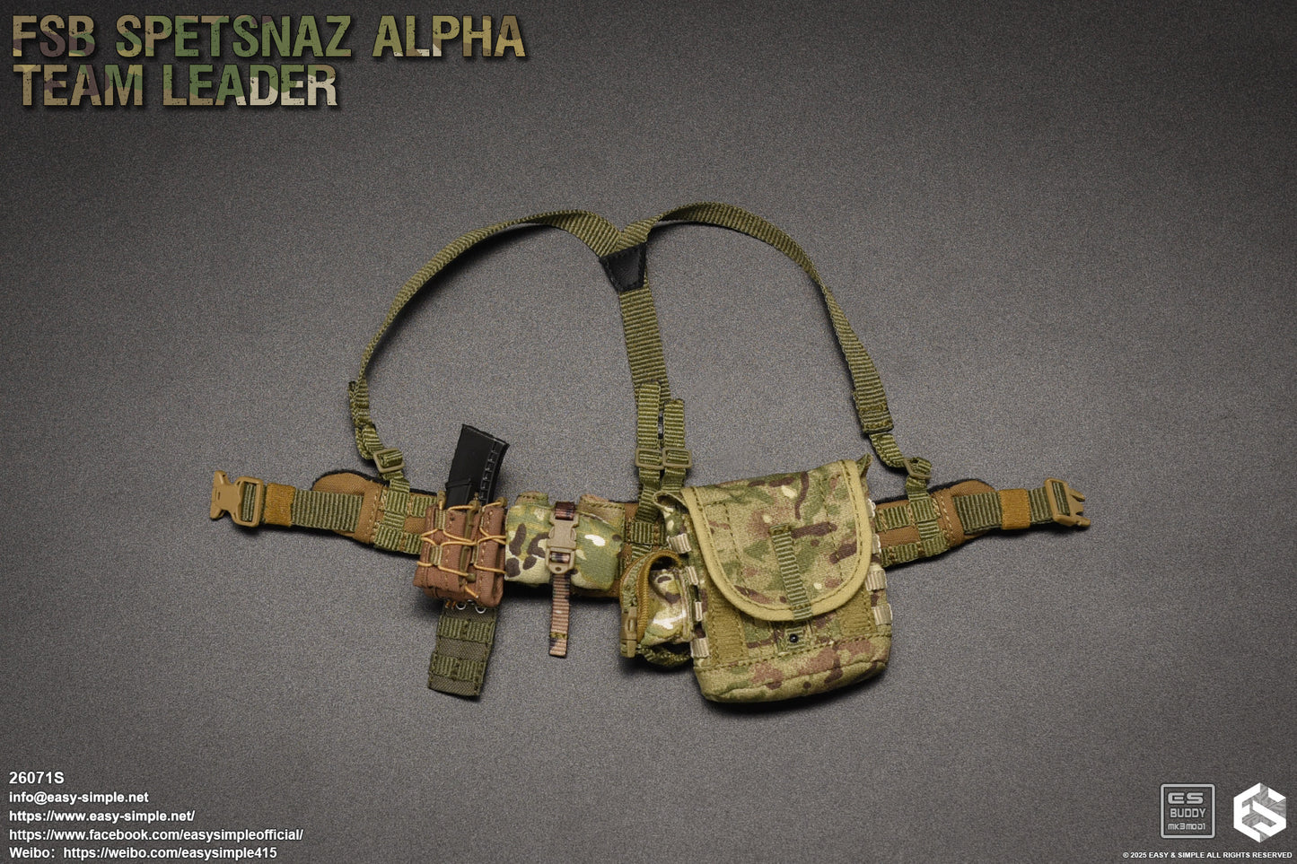 1:6 scale Easy & Simple Russian FSB ALPHA Team Leader Special Version 12" Action Figure 26071S