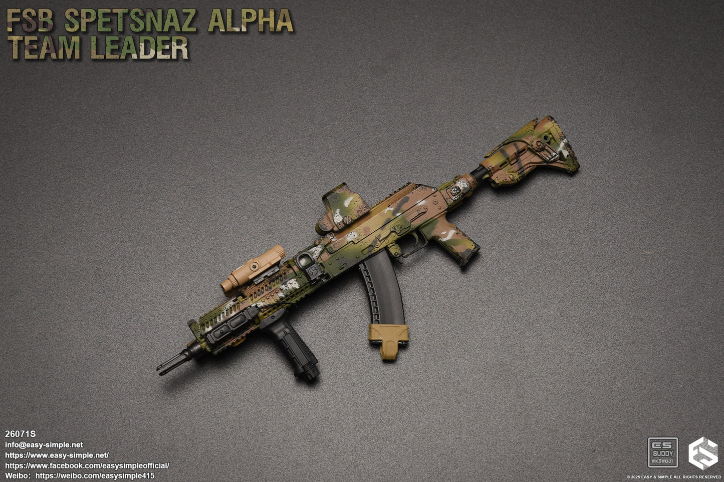 1:6 scale Easy & Simple Russian FSB ALPHA Team Leader Special Version 12" Action Figure 26071S