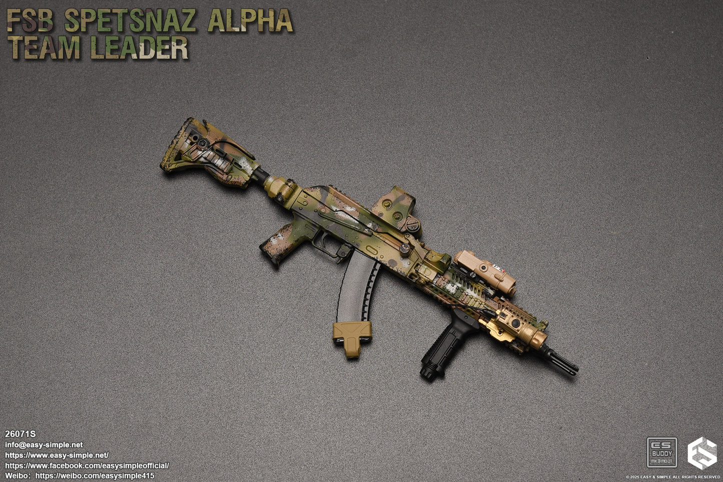 1:6 scale Easy & Simple Russian FSB ALPHA Team Leader Special Version 12" Action Figure 26071S