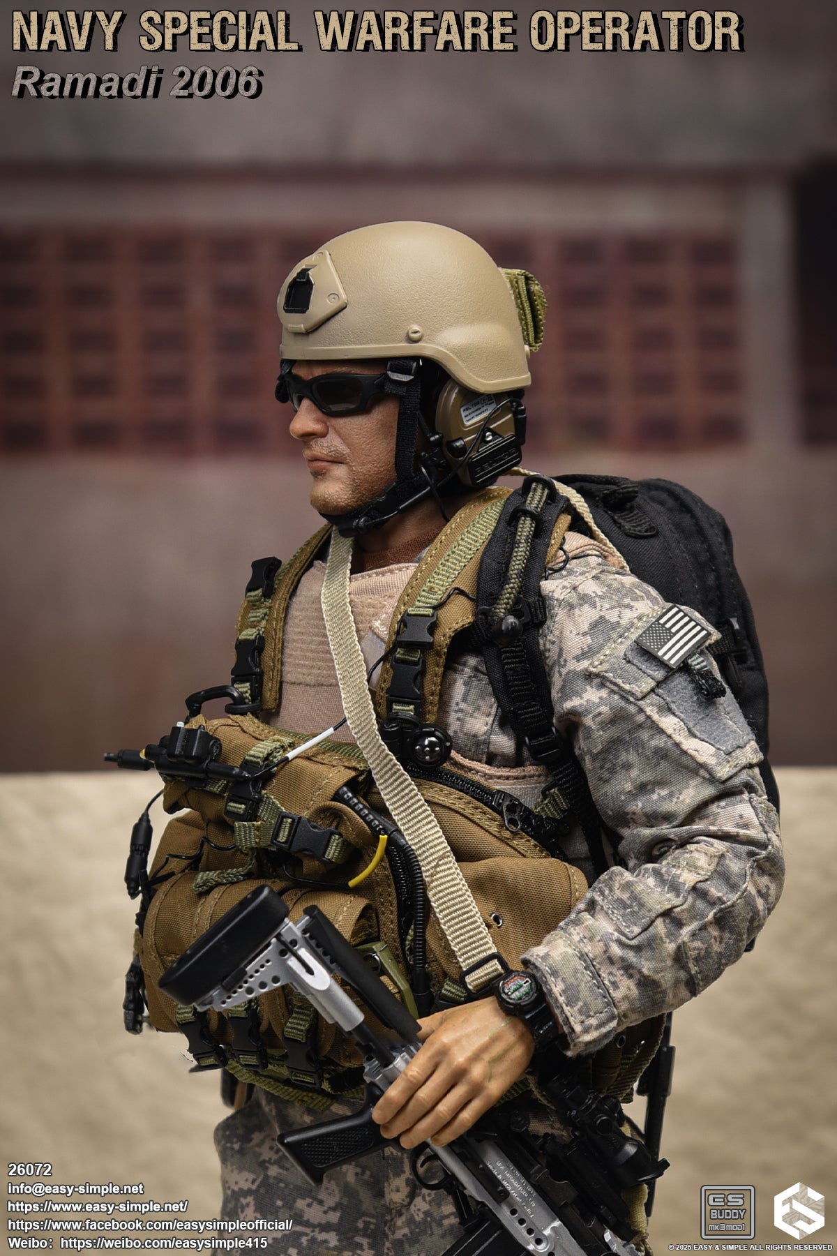 1:6 scale Easy & Simple 26072 NAVY SPECIAL WARFARE OPERATOR Ramadi 2006 (PRE-ORDER)