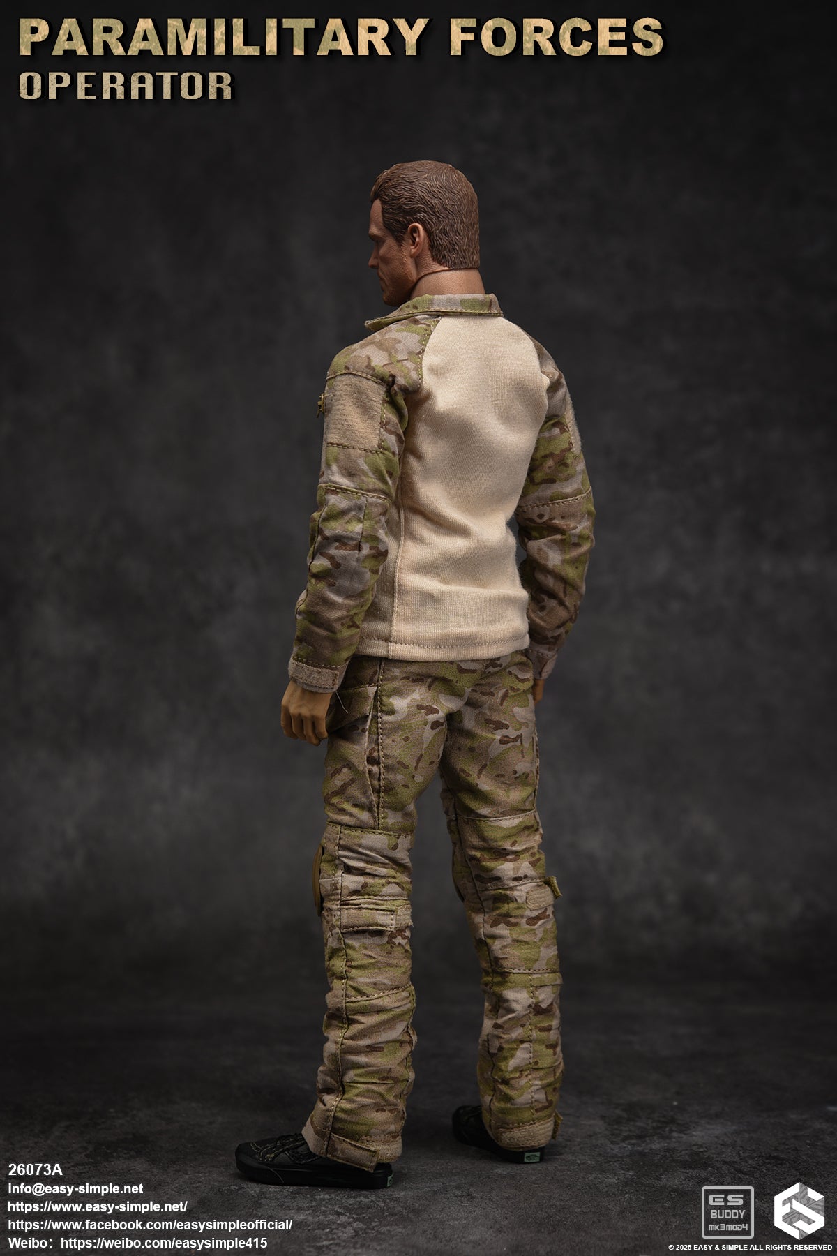 1:6 scale Easy & Simple Paramilitary Forces Operator Version A 12" Figure 26073A (PRE-ORDER)