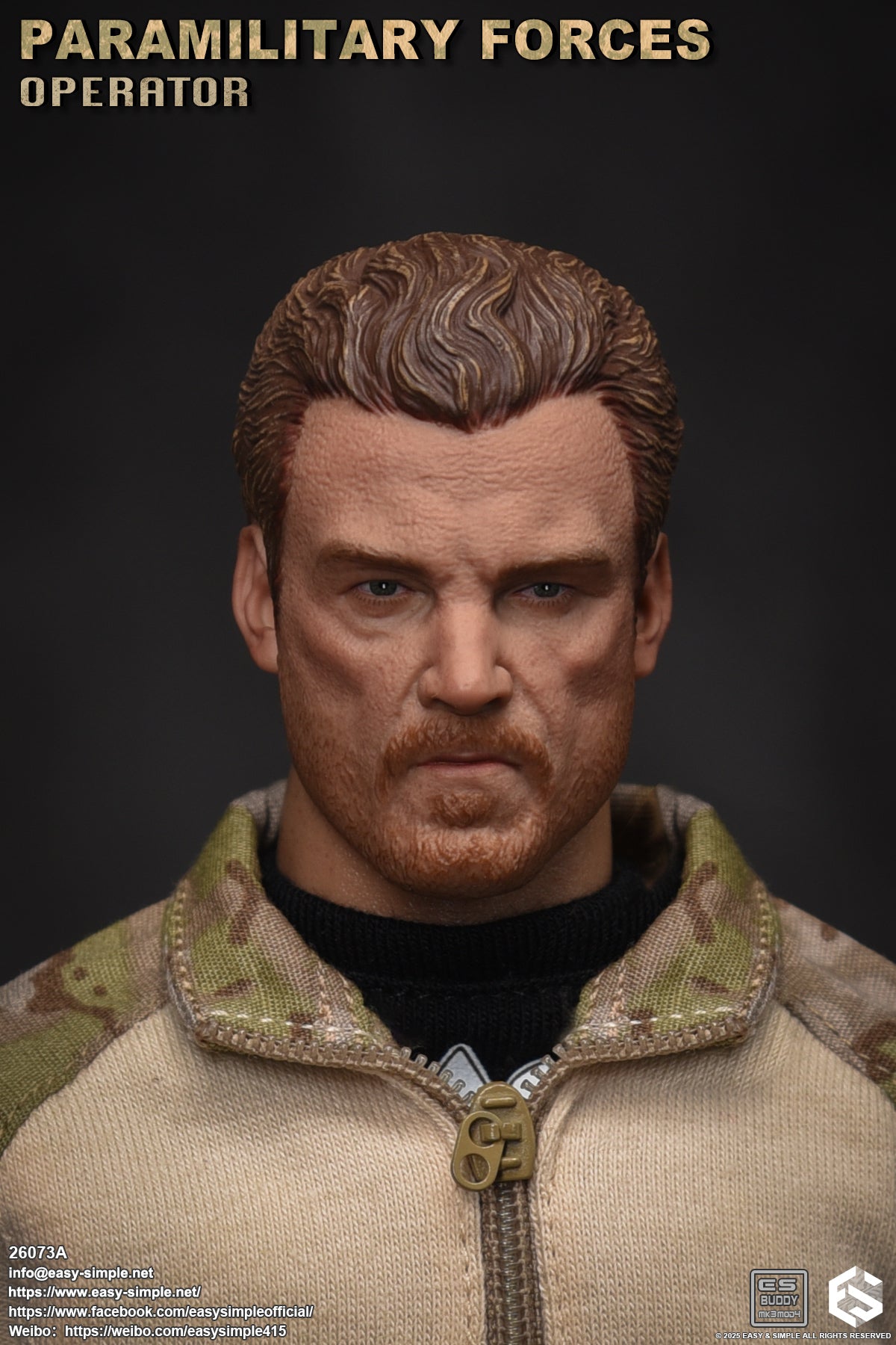 1:6 scale Easy & Simple Paramilitary Forces Operator Utility Knife Brown for 12" Figures