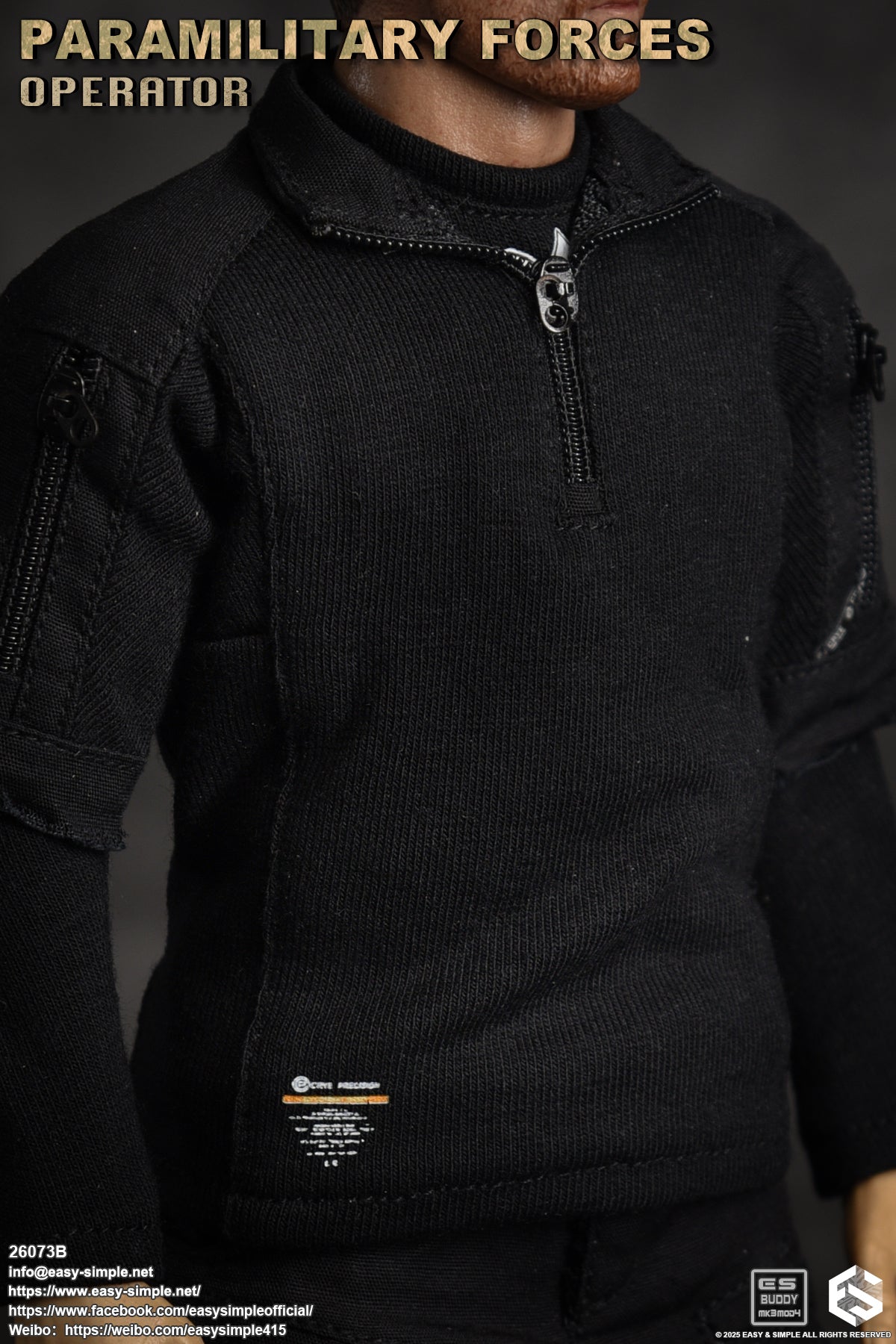 1:6 scale Easy & Simple Paramilitary Forces Operator Version B 12" Figure 26073B (PRE-ORDER)