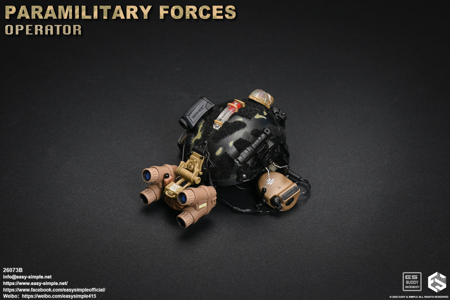 1:6 scale Easy & Simple Paramilitary Forces Operator Version B 12" Figure 26073B (PRE-ORDER)