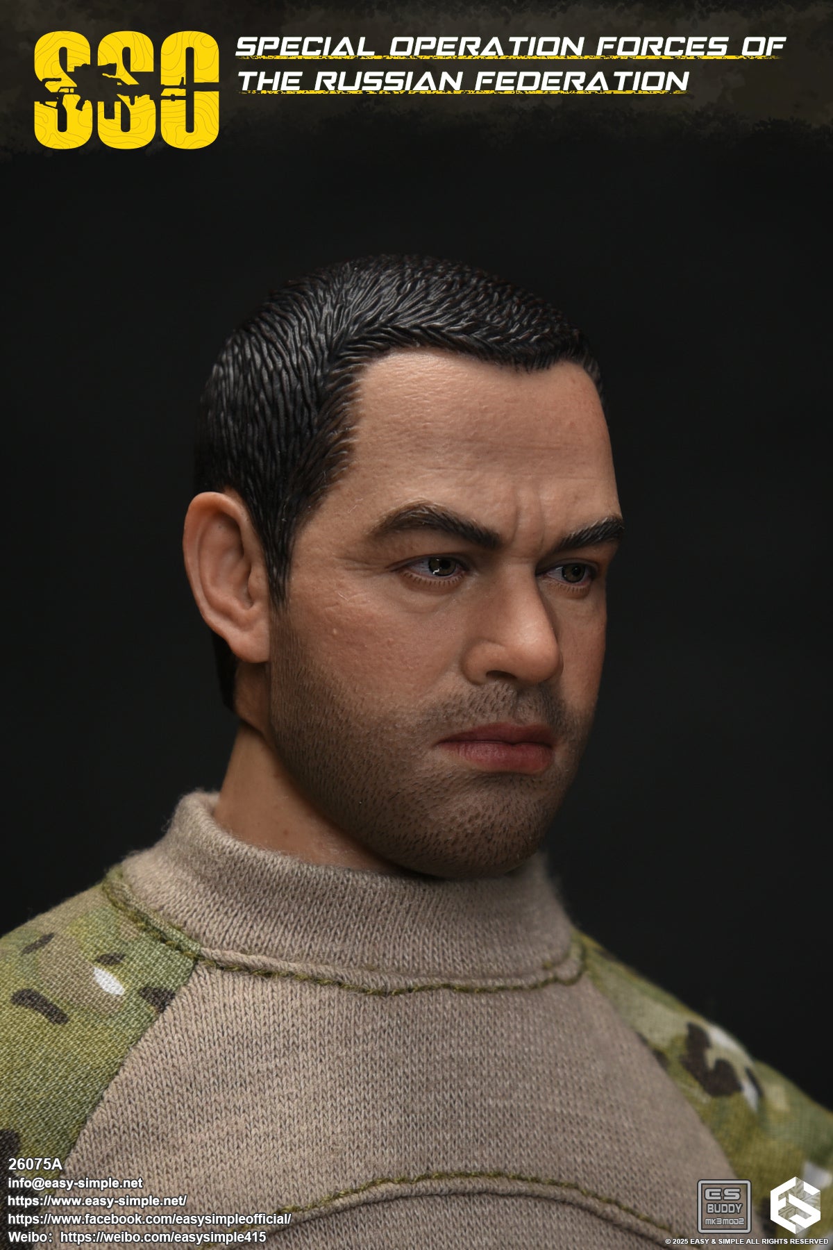 1:6 scale Easy & Simple Russian Special Operations Forces (SSO) 12" Figure 26075A (PREORDER)