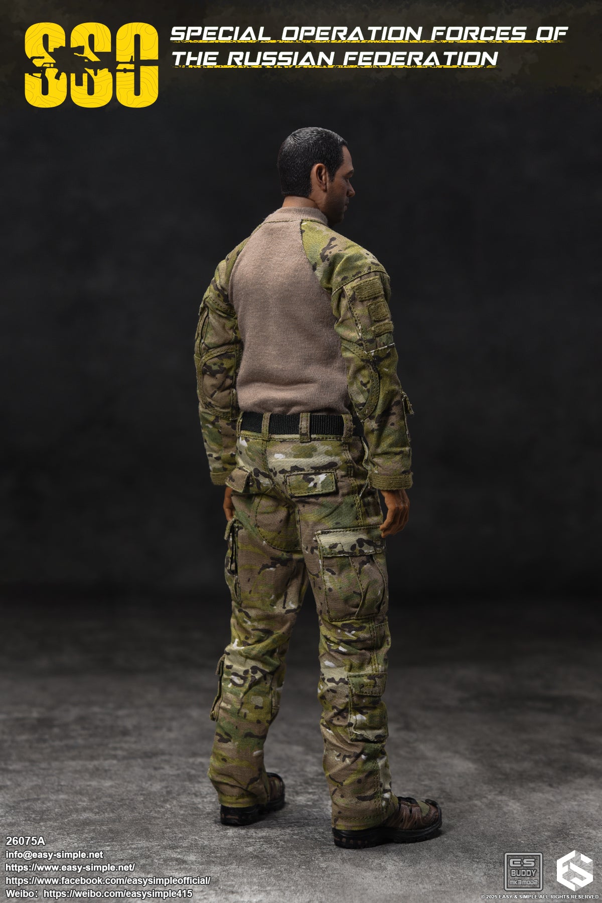 1:6 scale Easy & Simple Russian Special Operations Forces (SSO) 12" Figure 26075A (PREORDER)