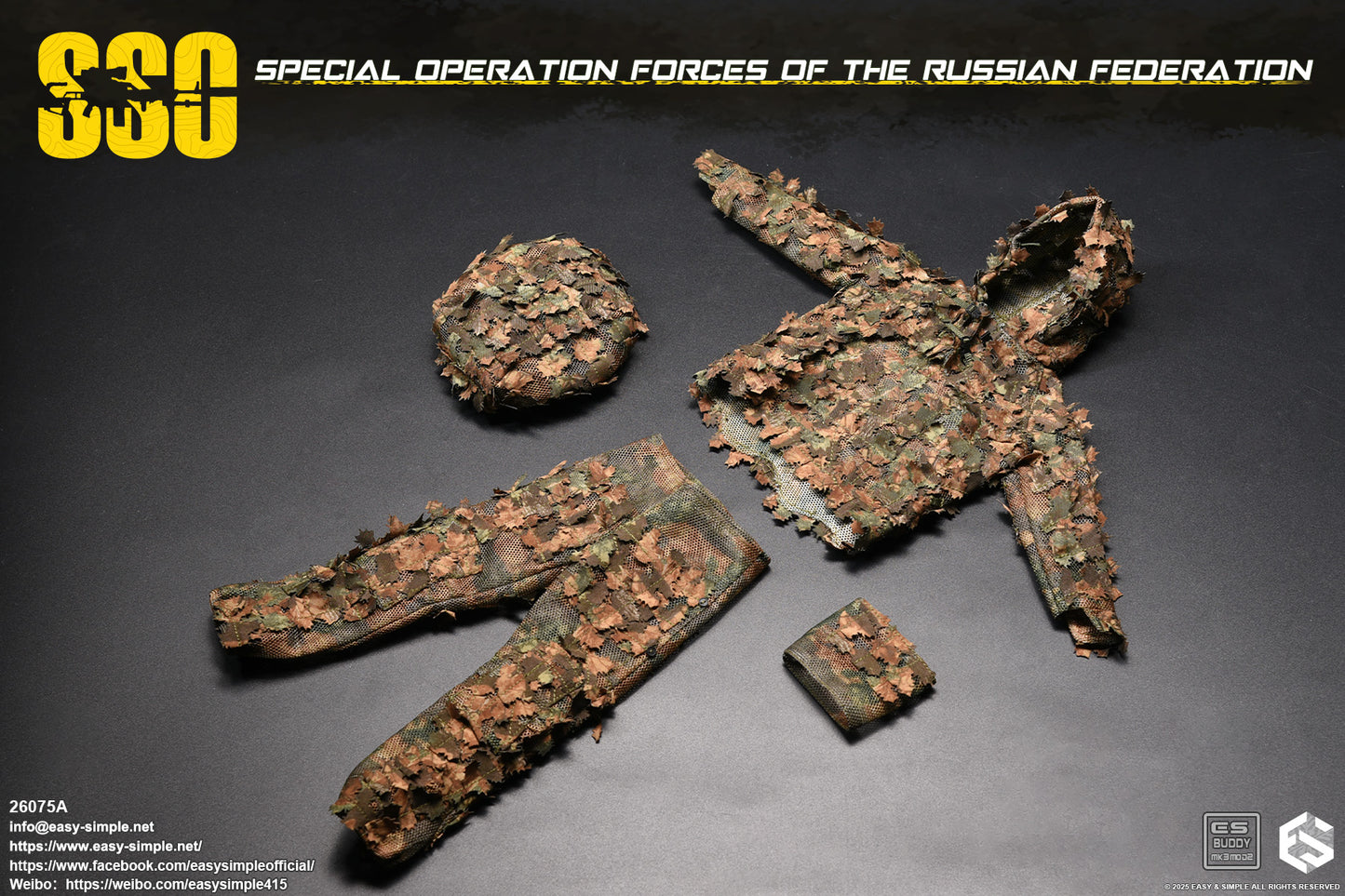 1:6 scale Easy & Simple Russian Special Operations Forces (SSO) 12" Figure 26075A (PREORDER)