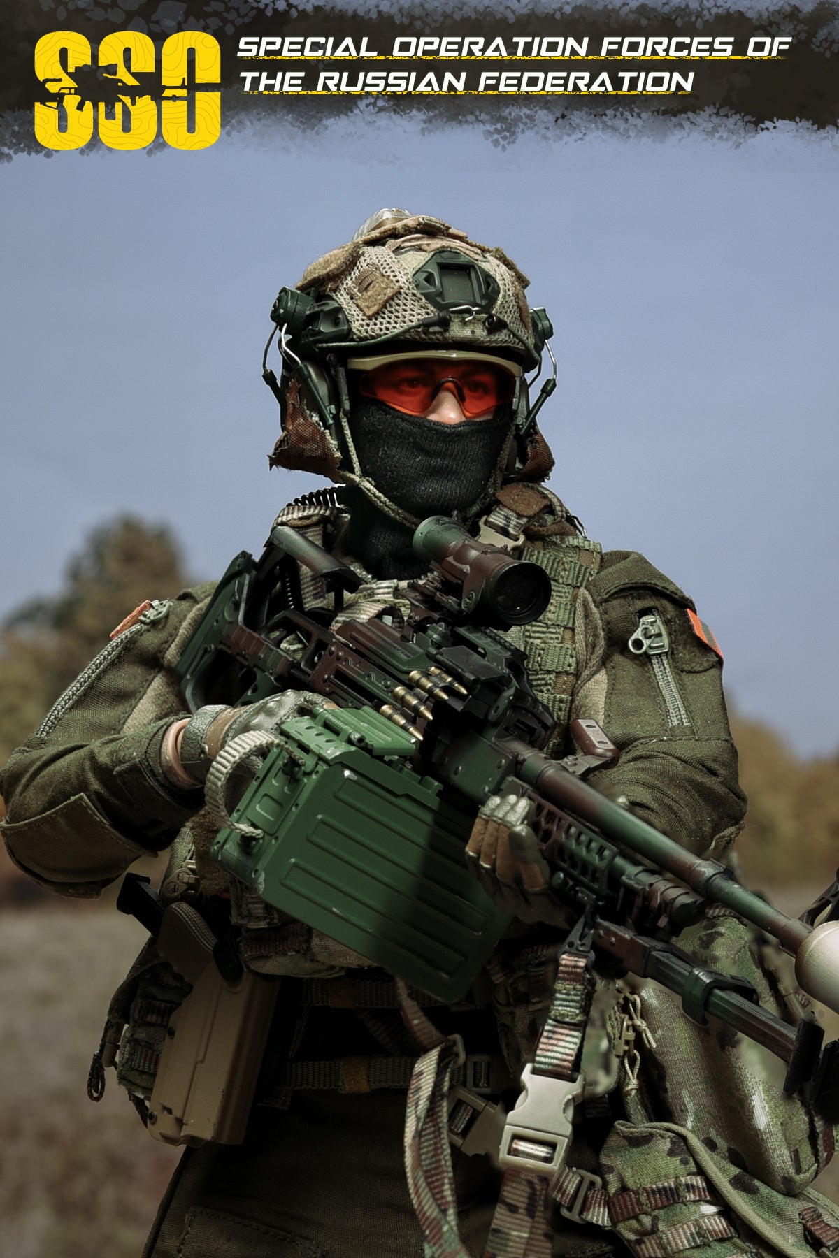 1:6 scale Easy & Simple Russian Special Operations Forces (SSO) Patches Set for 12" Figures