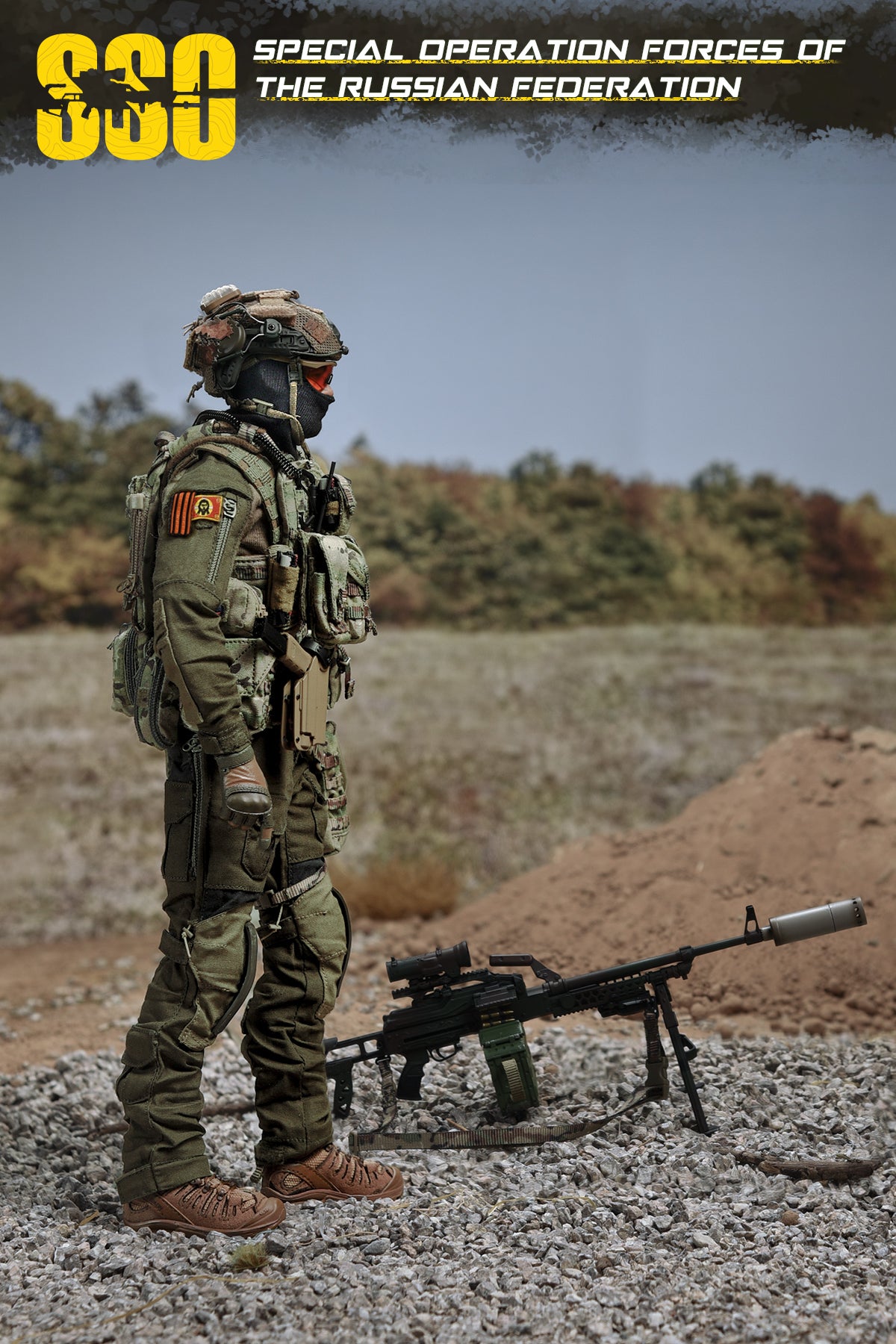 1:6 scale Easy & Simple Russian Special Operations Forces (SSO) 12" Figure 26075B (PREORDER)