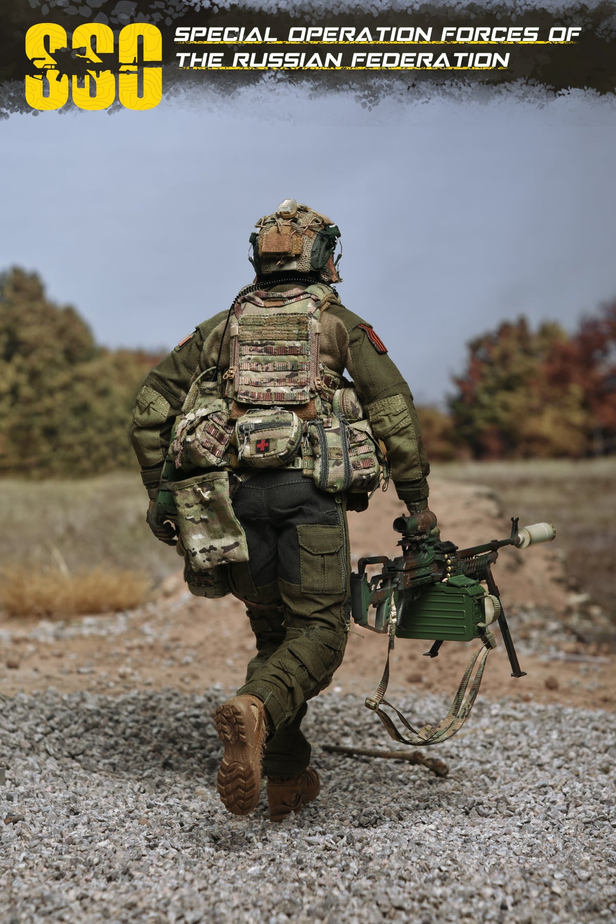 1:6 scale Easy & Simple Russian Special Operations Forces (SSO) Patches Set for 12" Figures