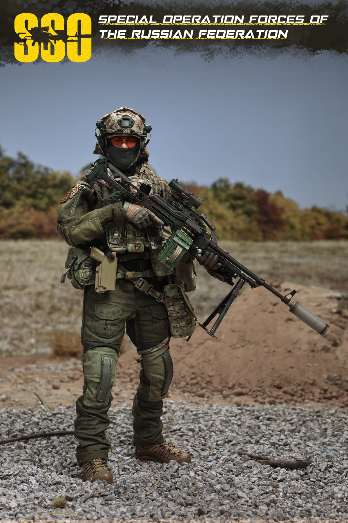 1:6 scale Easy & Simple Russian Special Operations Forces (SSO) Patches Set for 12" Figures