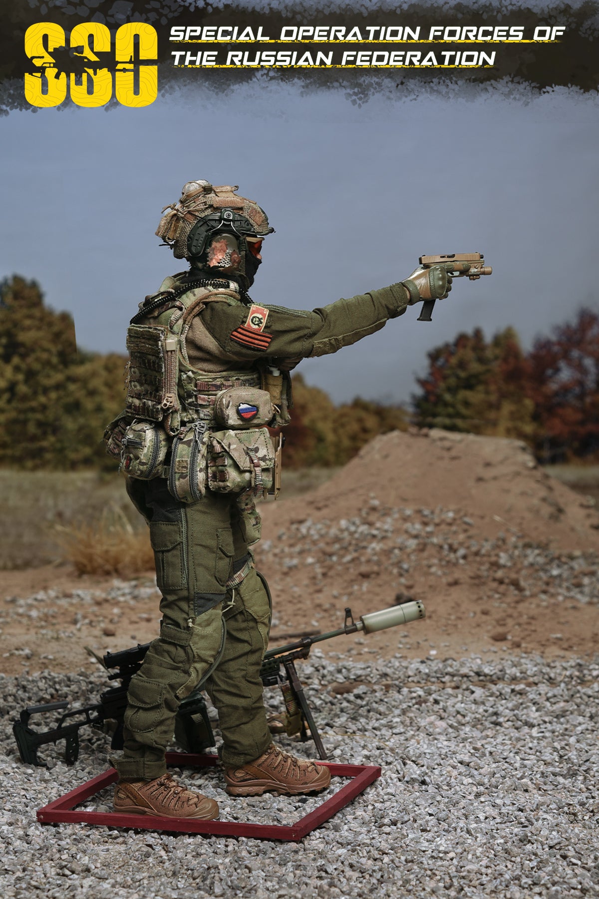 1:6 scale Easy & Simple Russian Special Operations Forces (SSO) 12" Figure 26075B (PREORDER)